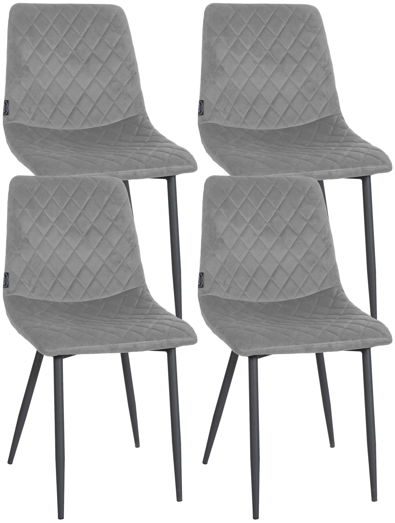 Set van 4 stoelen Telde Fluweel