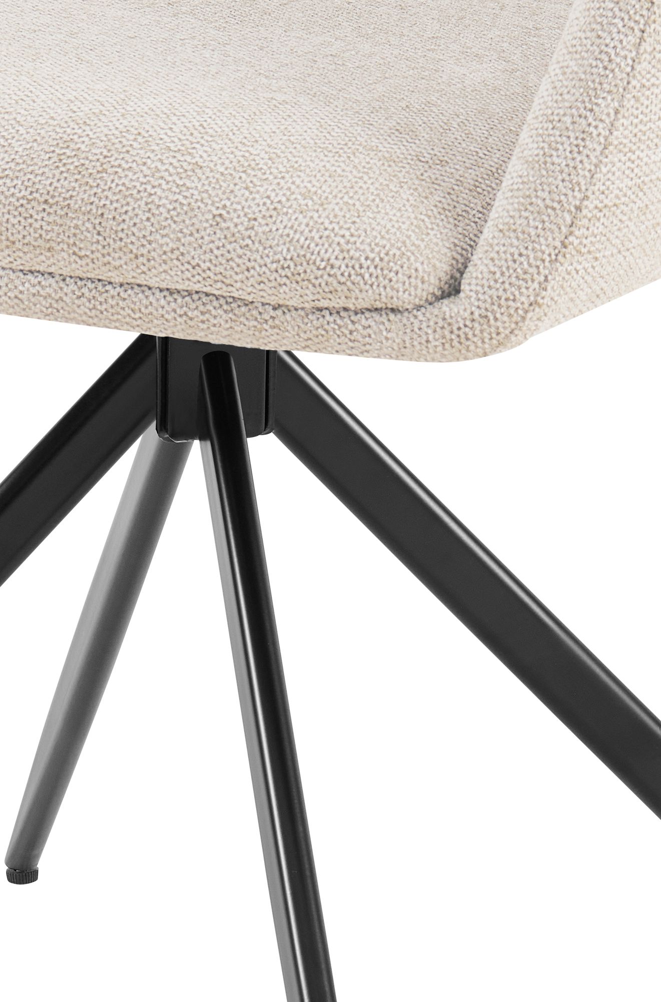 Set van 2 eetkamerstoelen Olema stof
