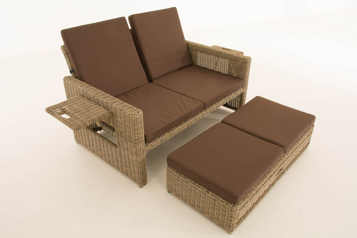 Wicker Loungebank ANCONA 5mm