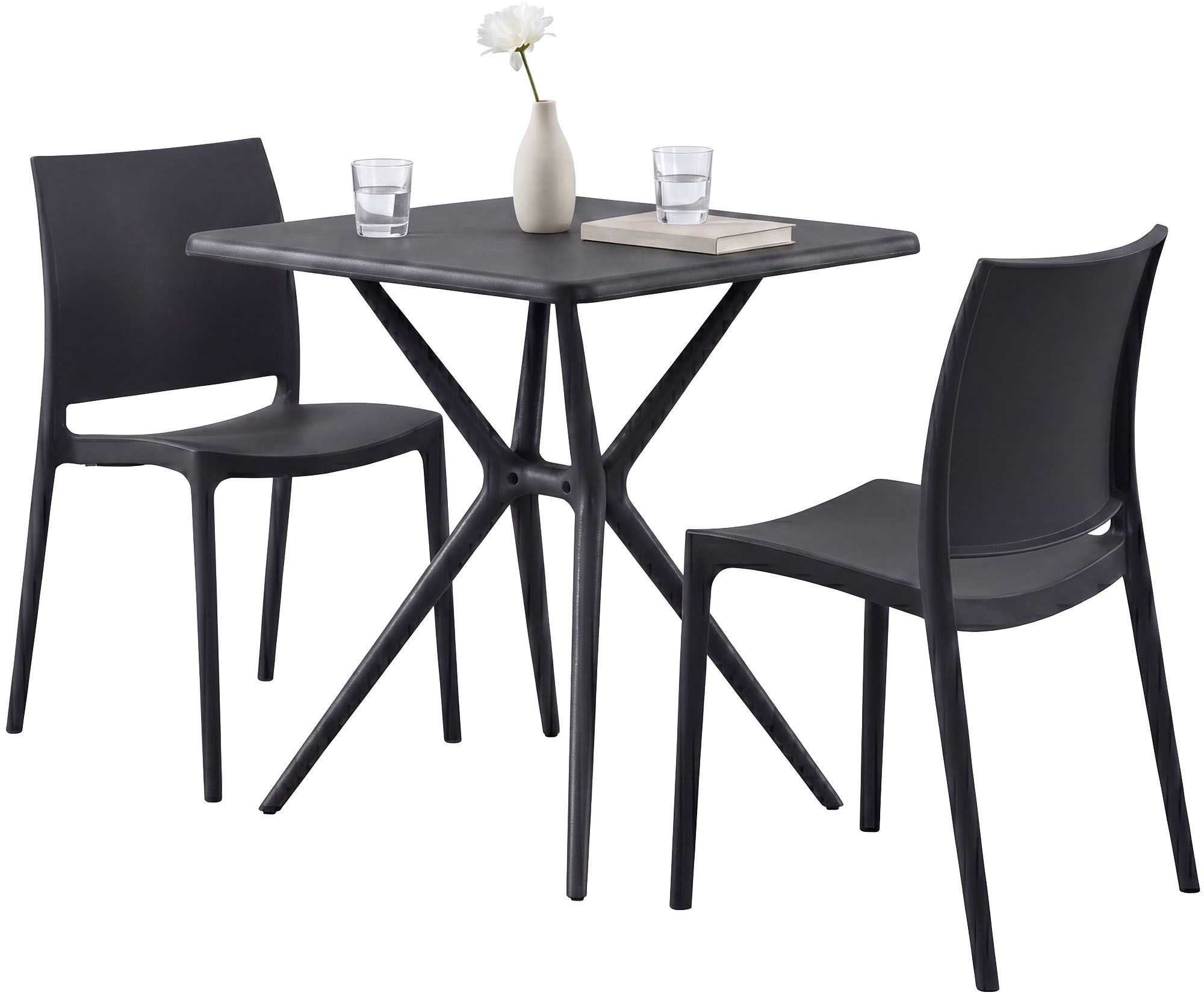Tuinmeubelset Amino met 2 stoelen