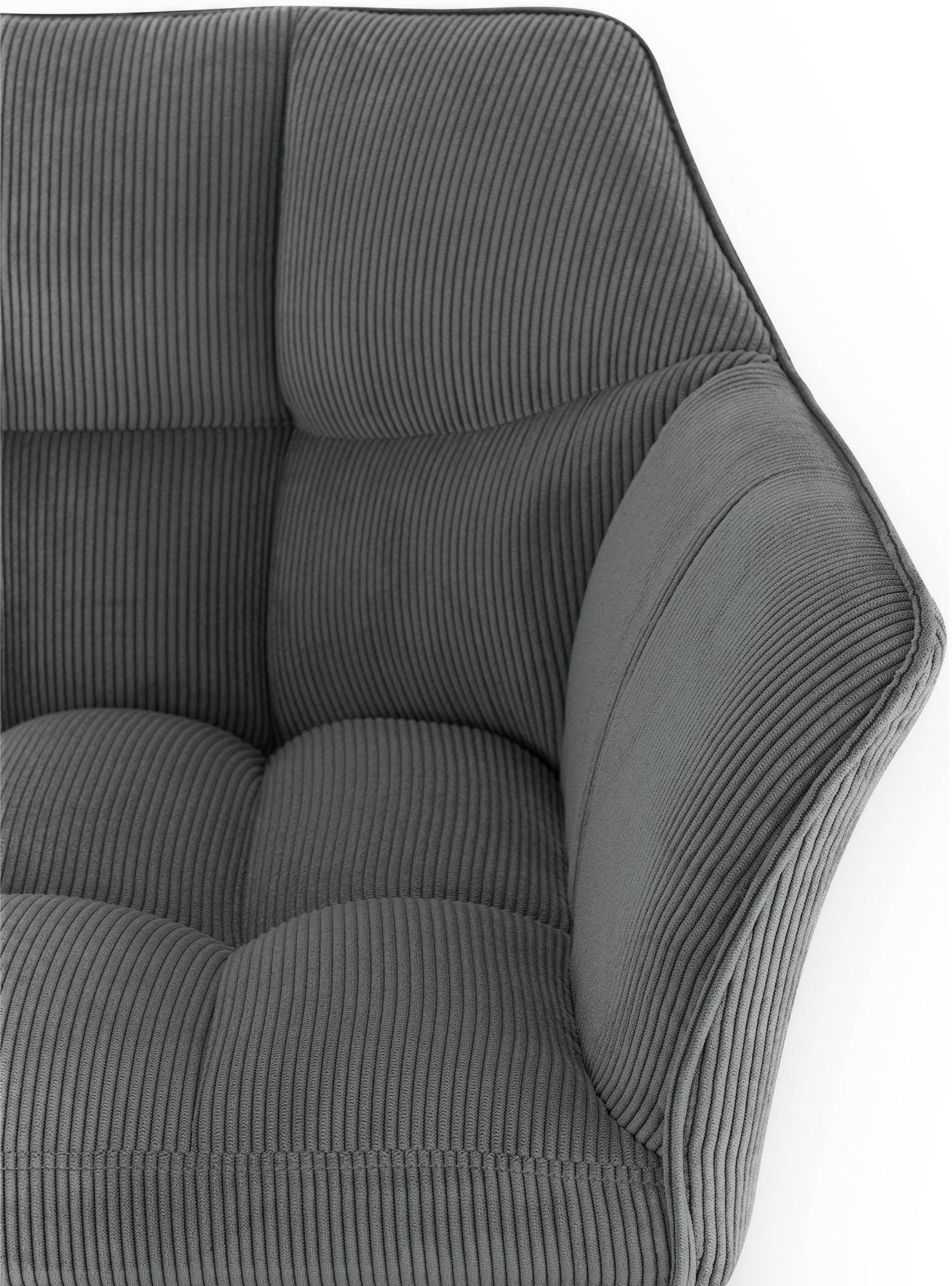 Barkruk Damaso Cord met Vierpootsframe