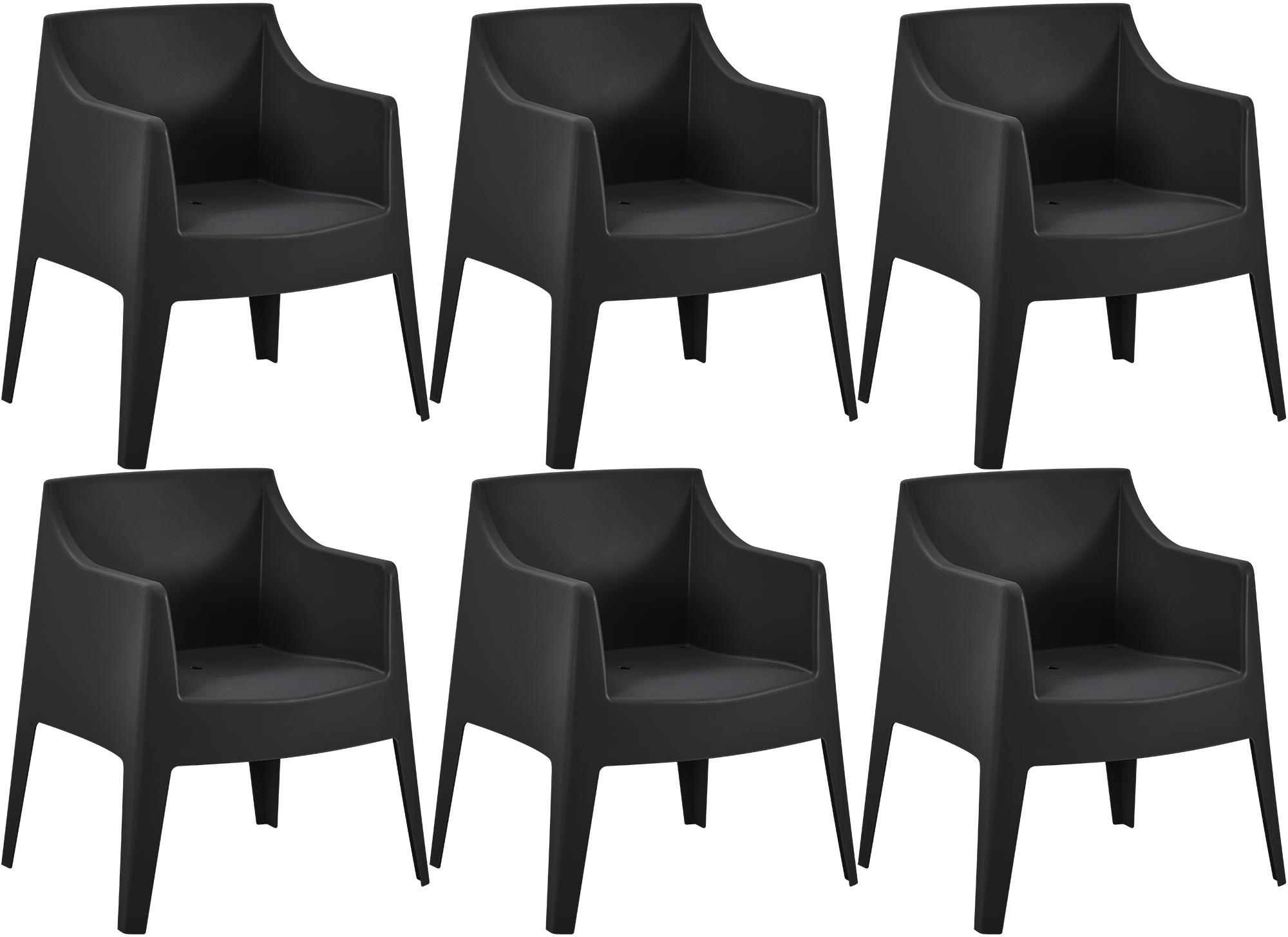 Set van 6 tuinstoelen Bartal