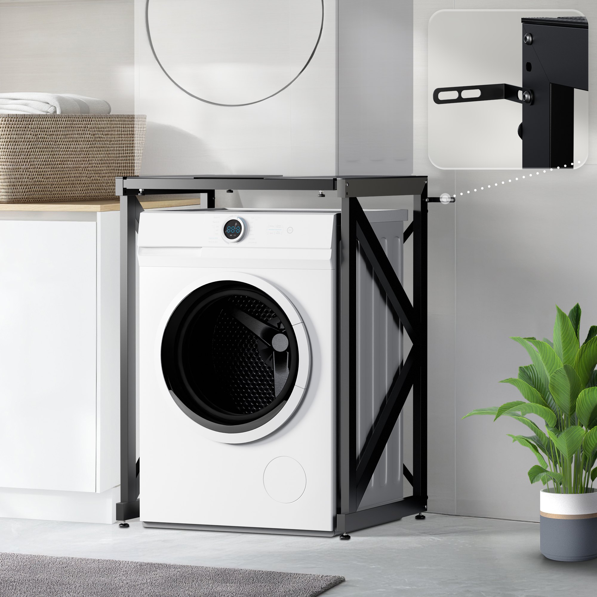Wasmachine opbouwmeubel Caleb