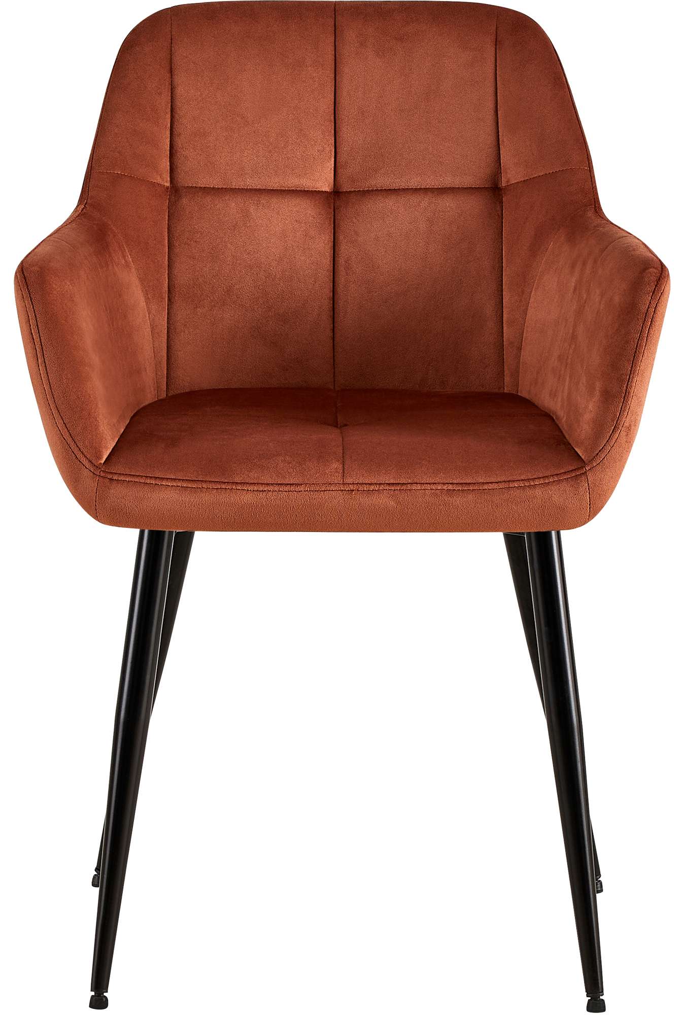 Set van 2 eetkamerstoelen Emia Velvet