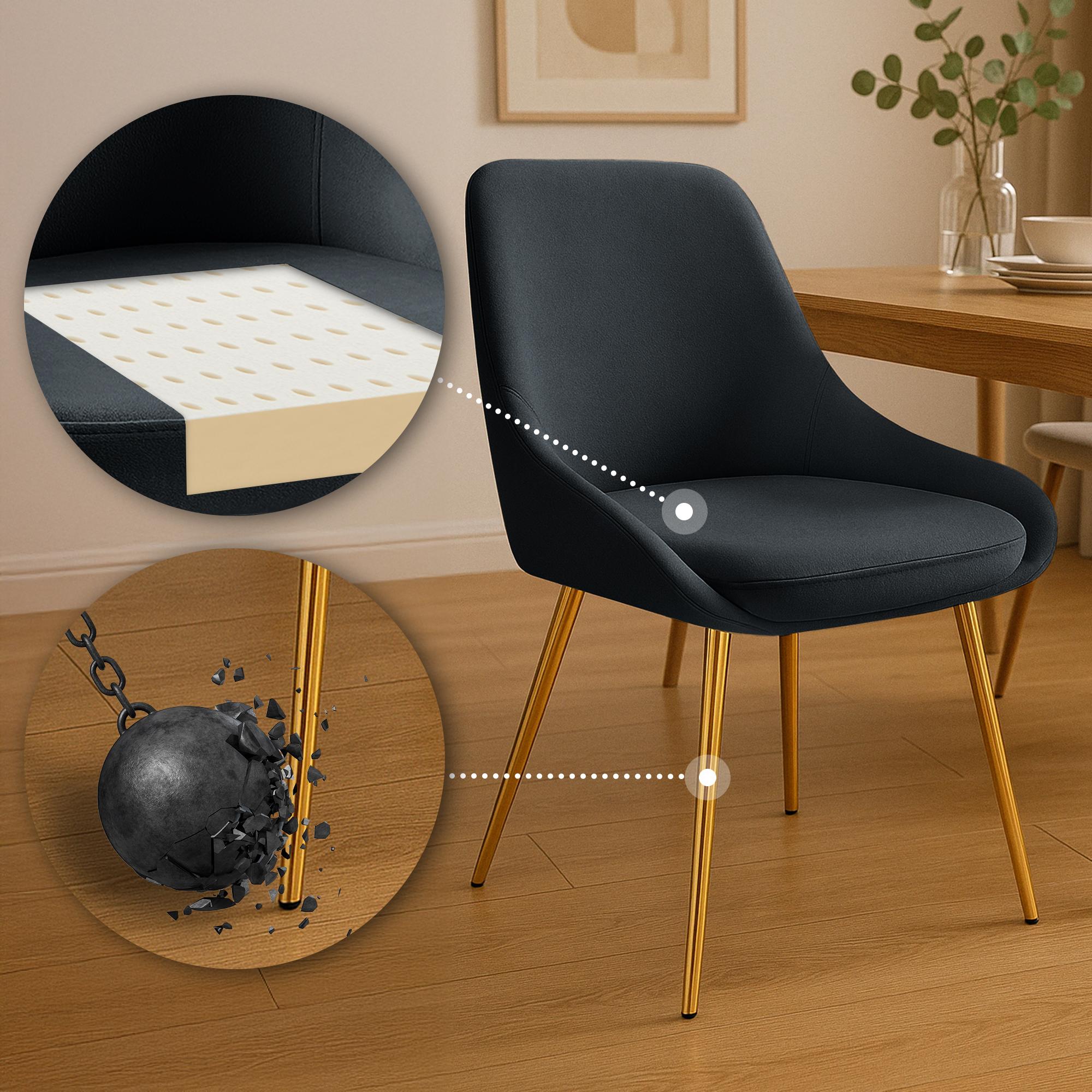 Set van 2 eetkamerstoelen Elmira