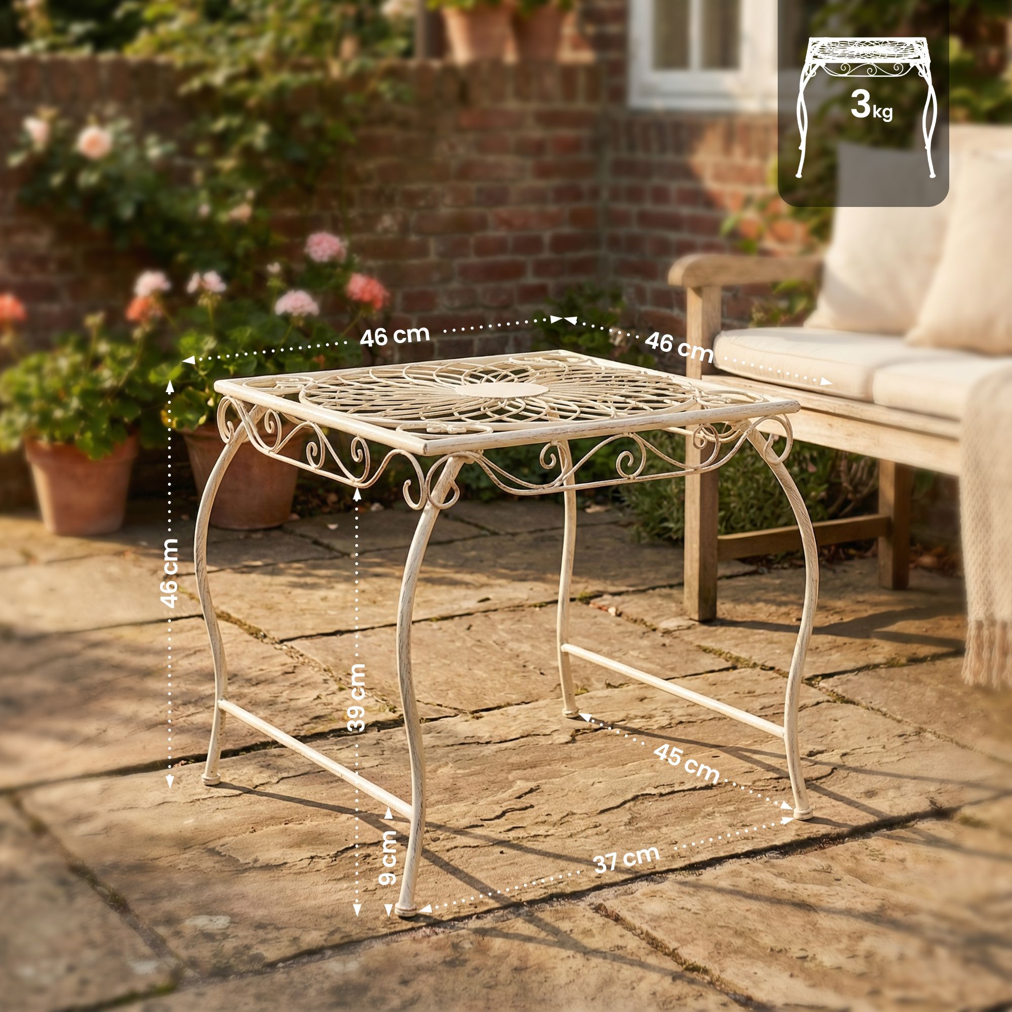 Tuintafel Zarina