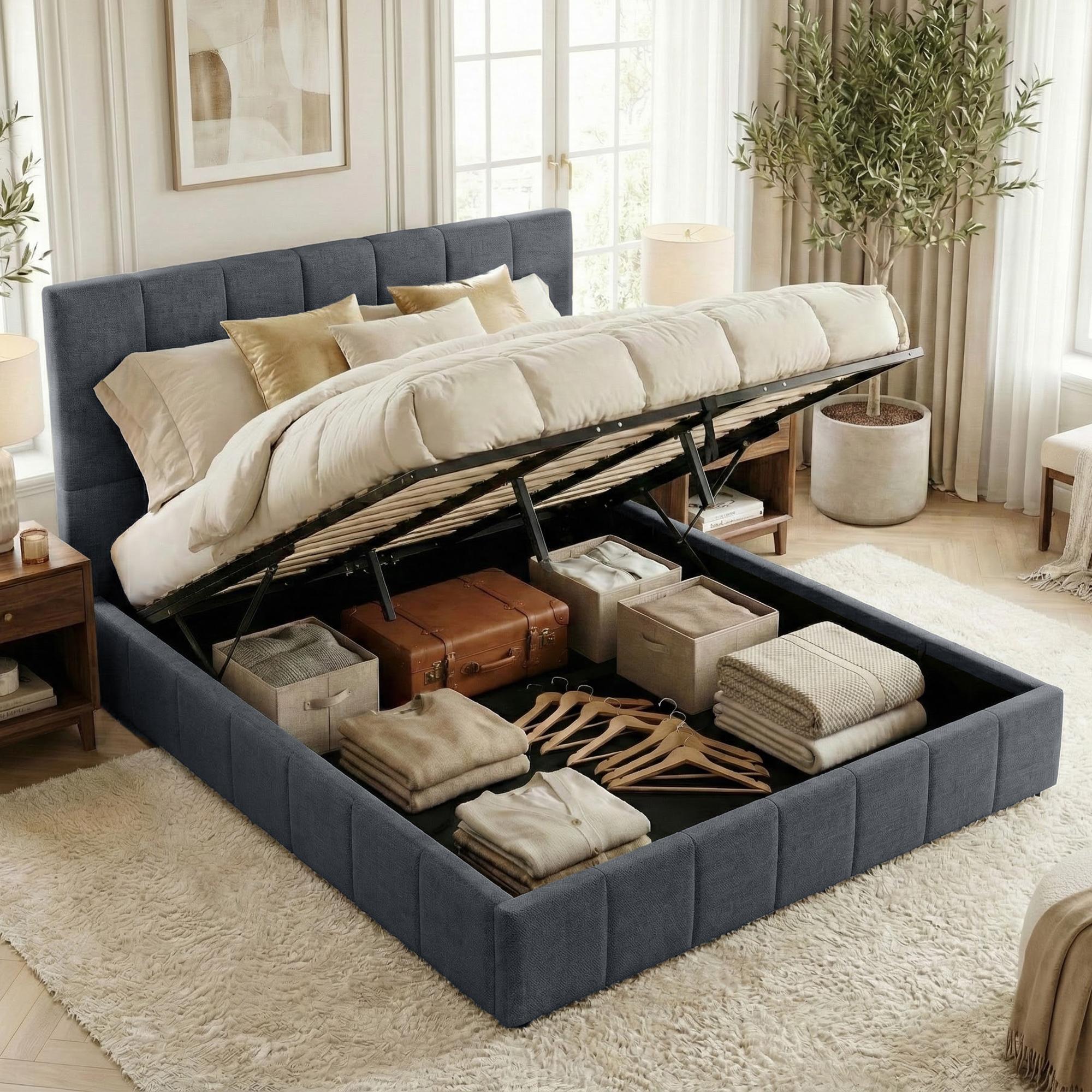 Gestoffeerd bed Ladia