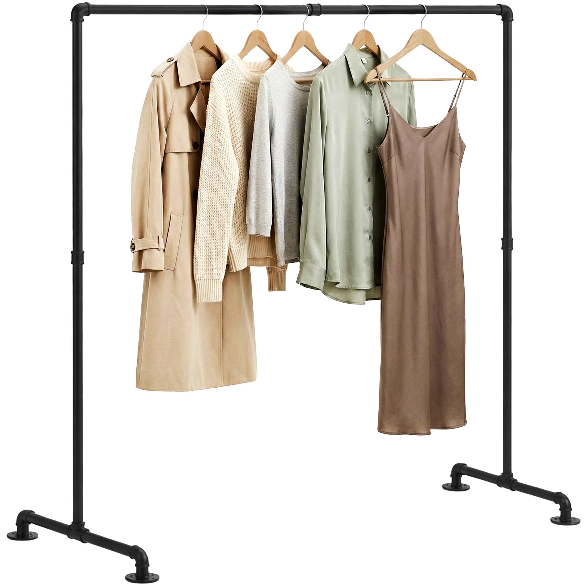 Kledingrek Jersey - Industrieel Design Garderoberek | Stabiel & Ruimtebesparend