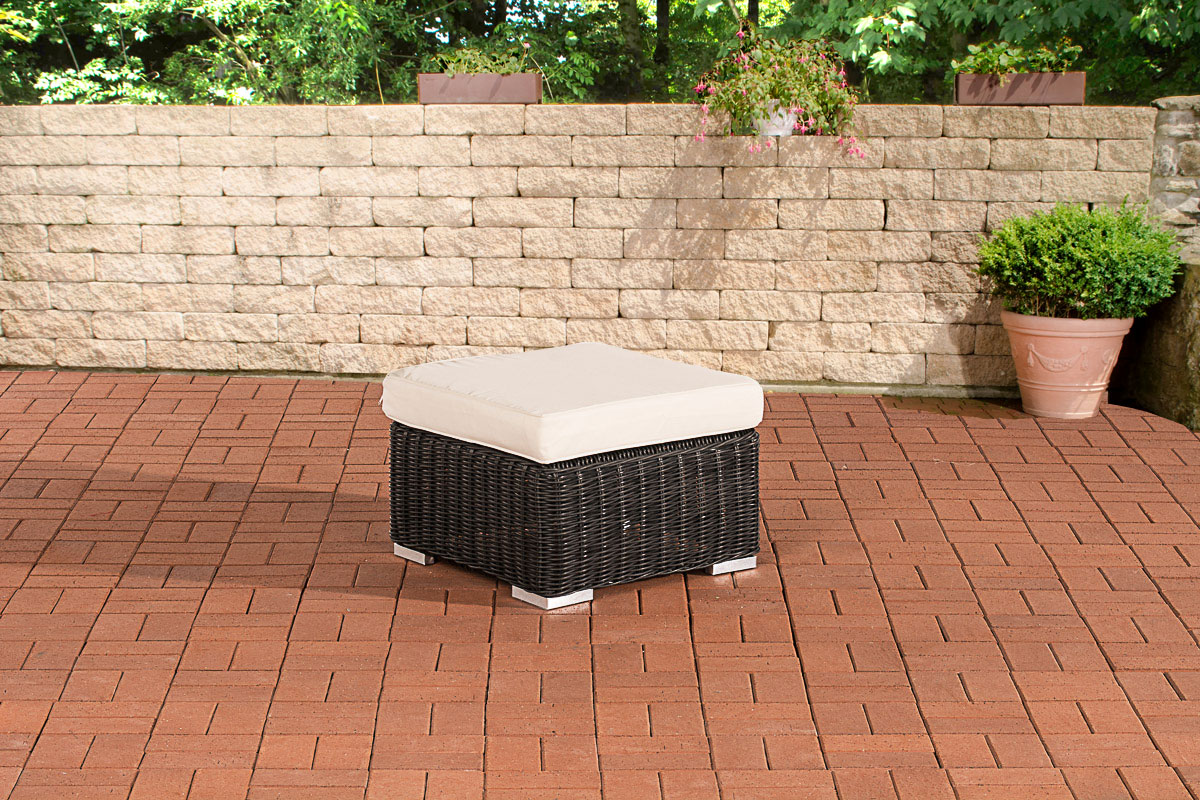 Polyrattan hocker Bilbao / Madeira