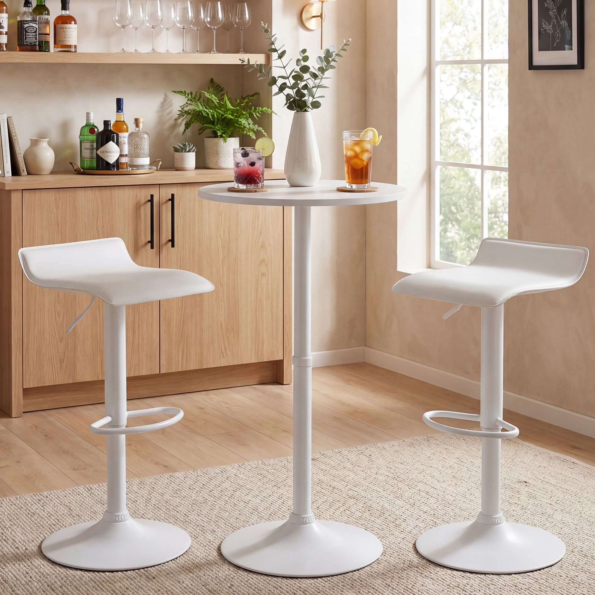 Barset Lumo met 2 barkrukken