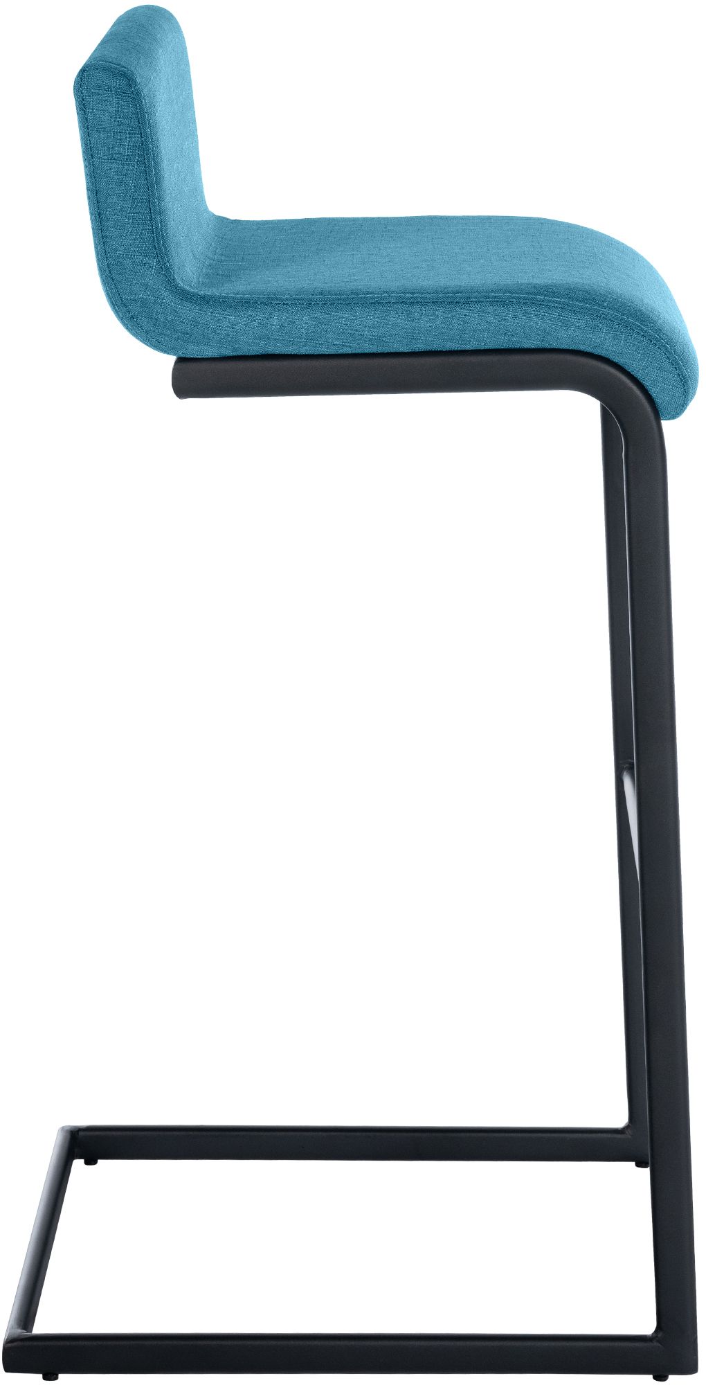 Set van 2 barkrukken Newport zwart metalen frame
