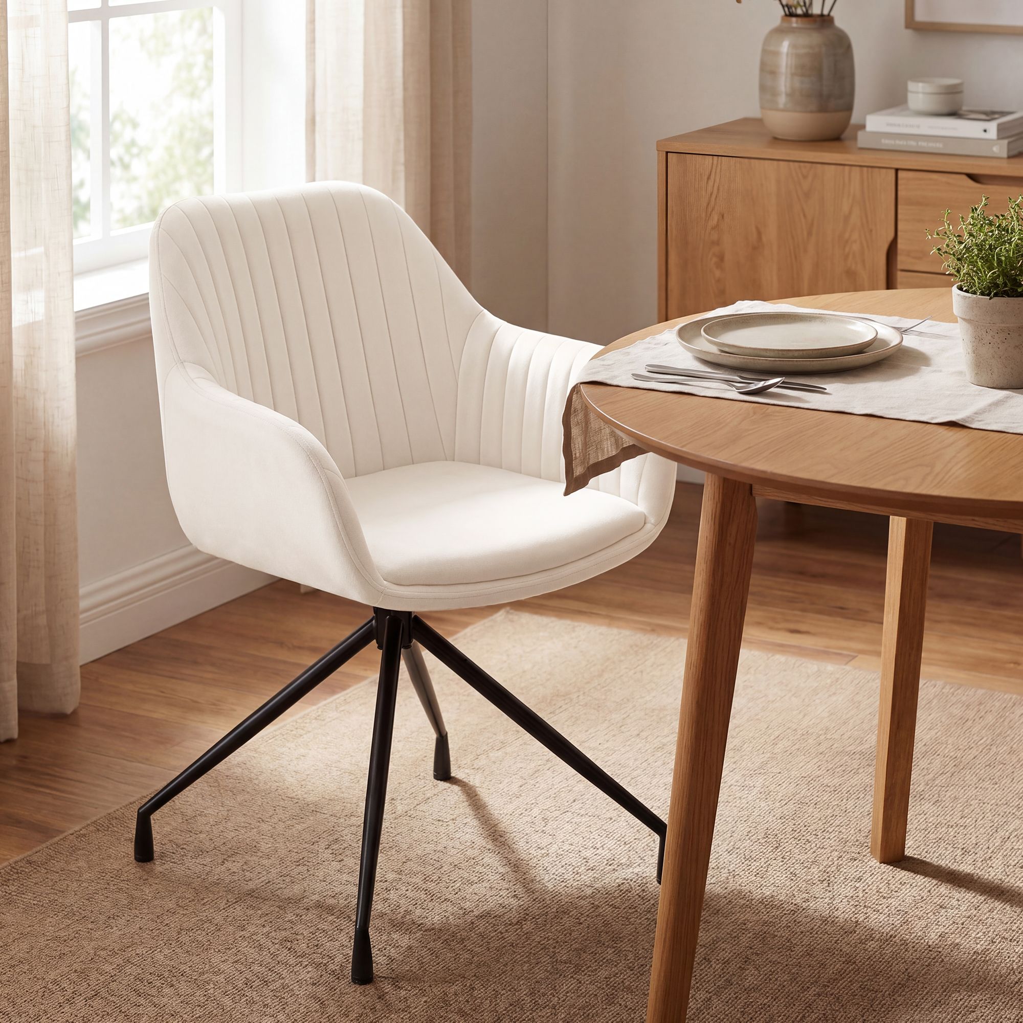 Set van 2 Eetkamerstoelen Novanis
