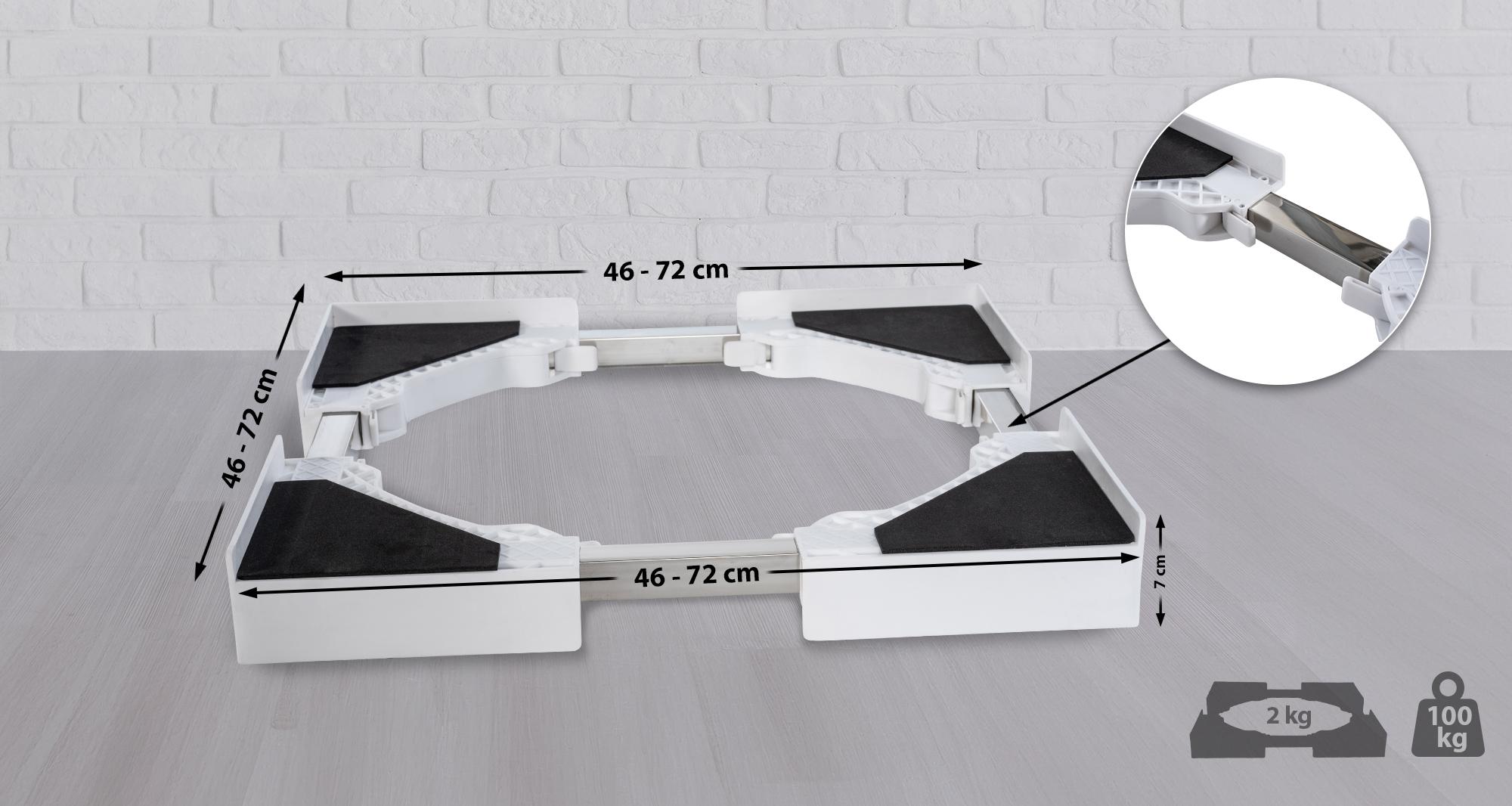 Aansluitframe voor wasmachines
