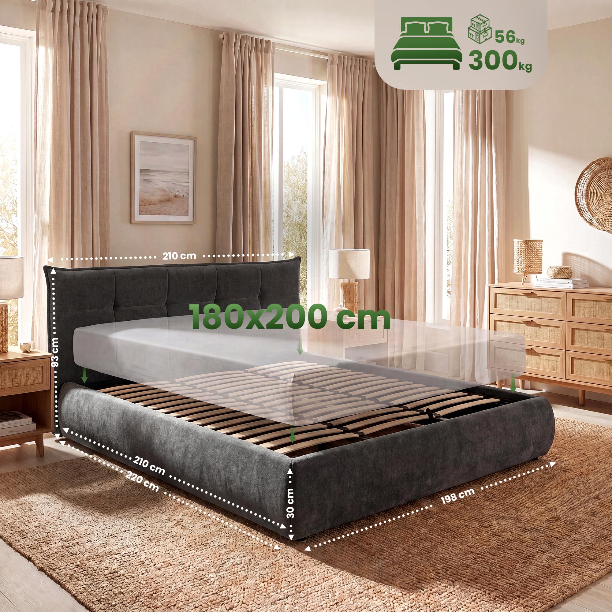 Bed Mirka 180 x 200 cm
