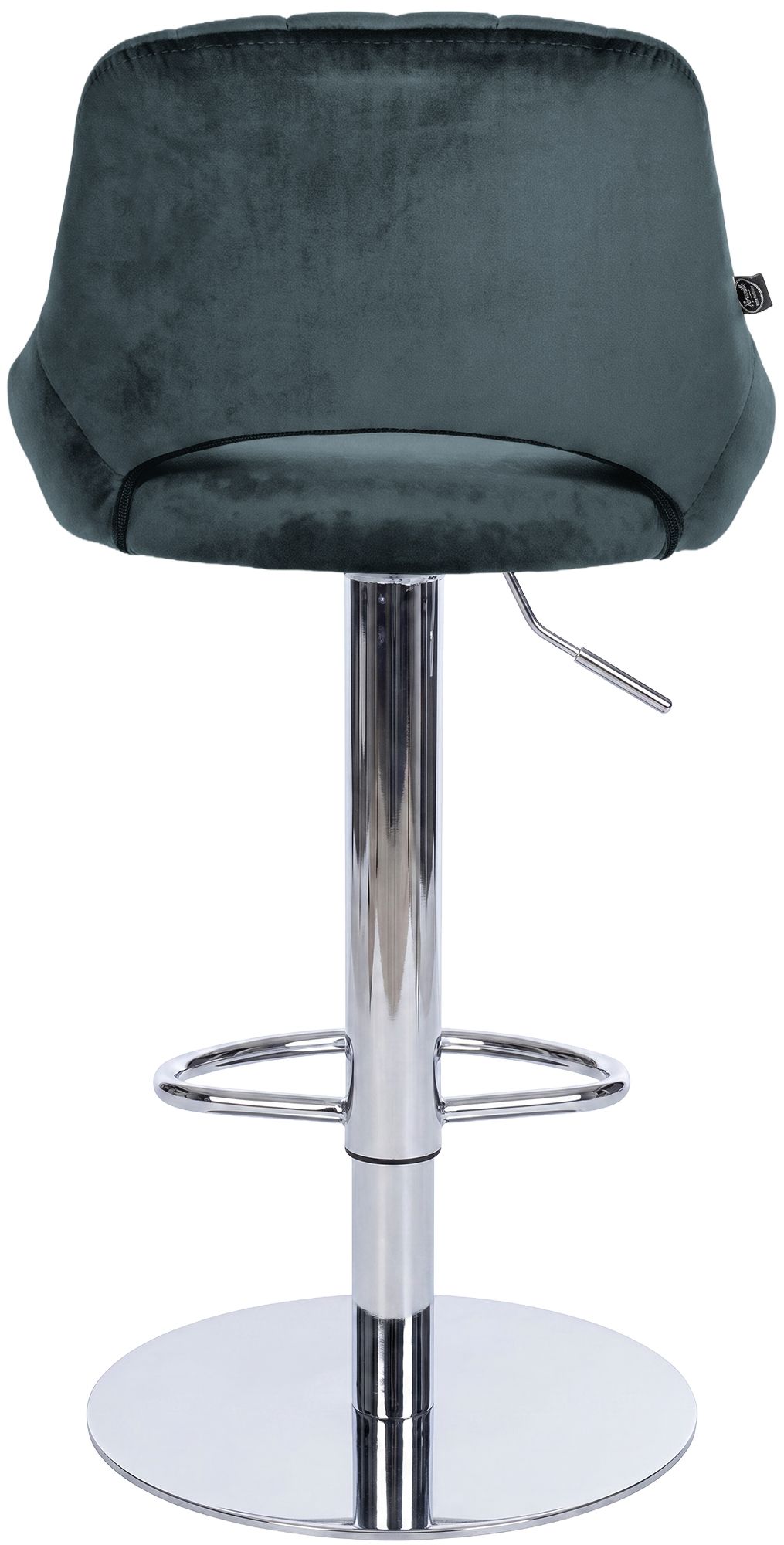 Set van 2 barkrukken Milet chroom met extra zware voet