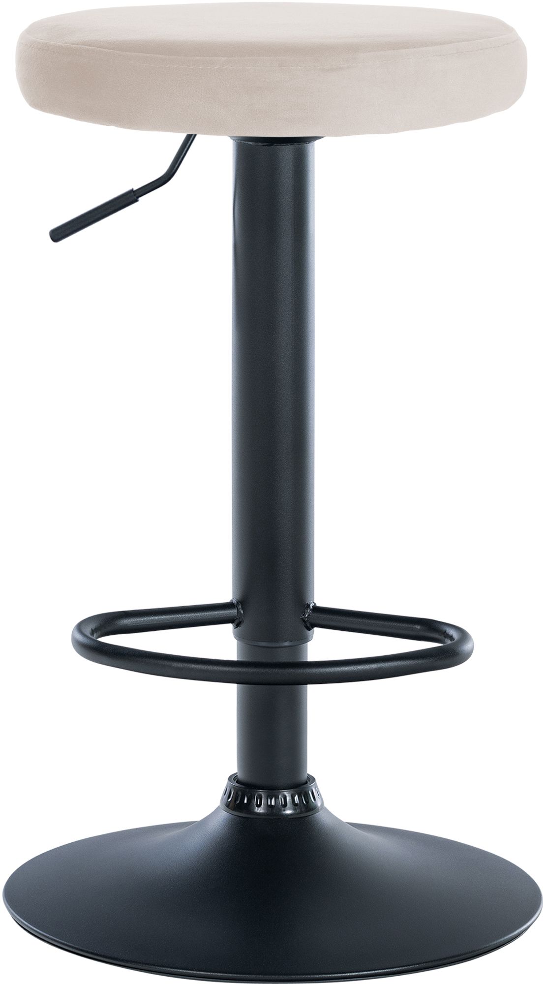 Set van 2 barkrukken Ponte fluweel