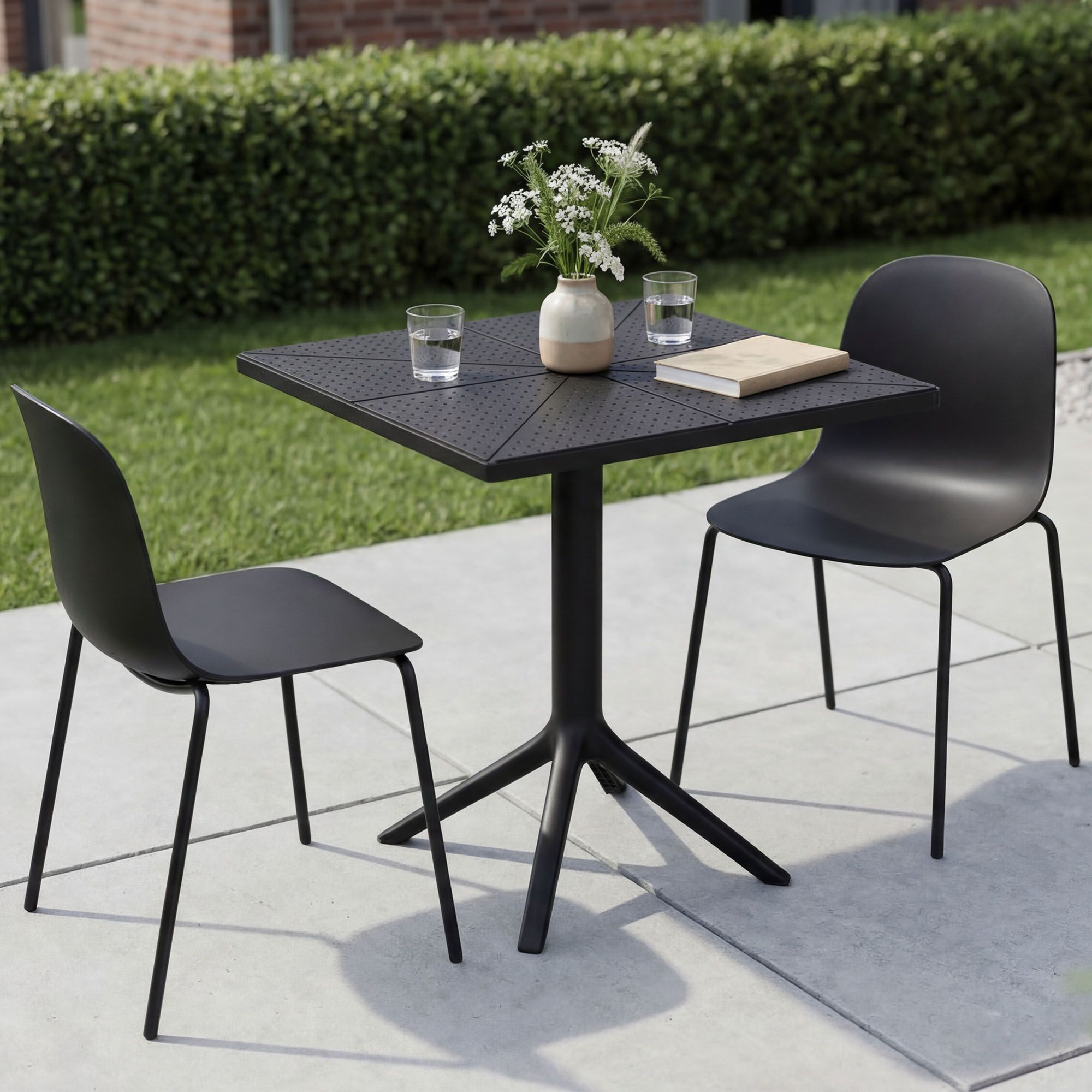 Tuinmeubelset Nerra met 2 stoelen