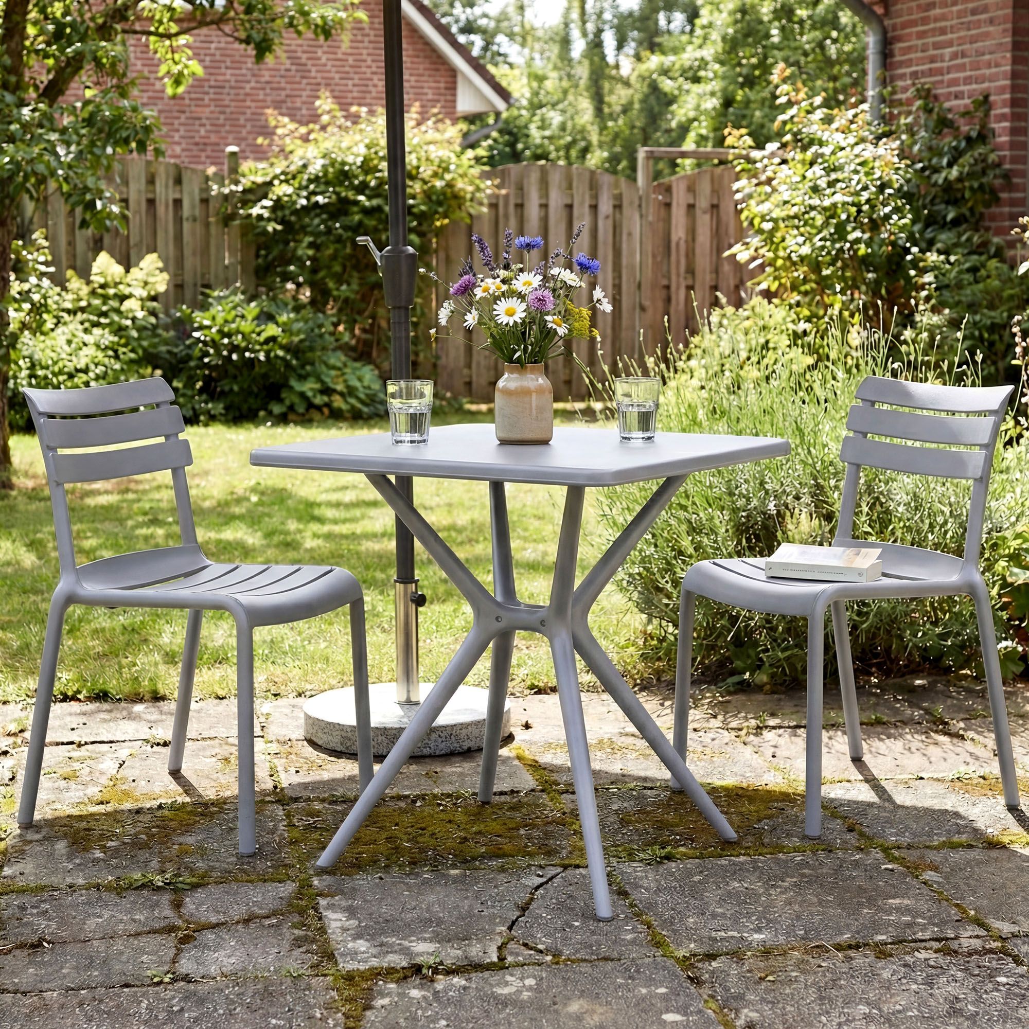 Tuinset Vela met 2 stoelen