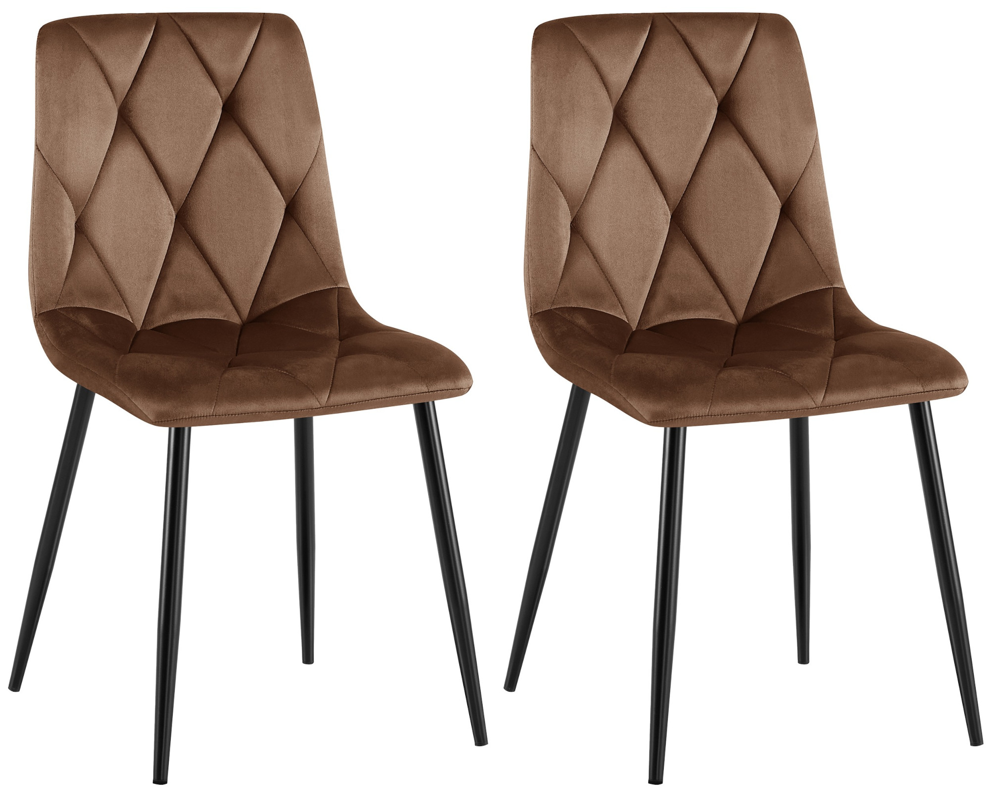 Set van 2 Eetkamerstoelen Clairton