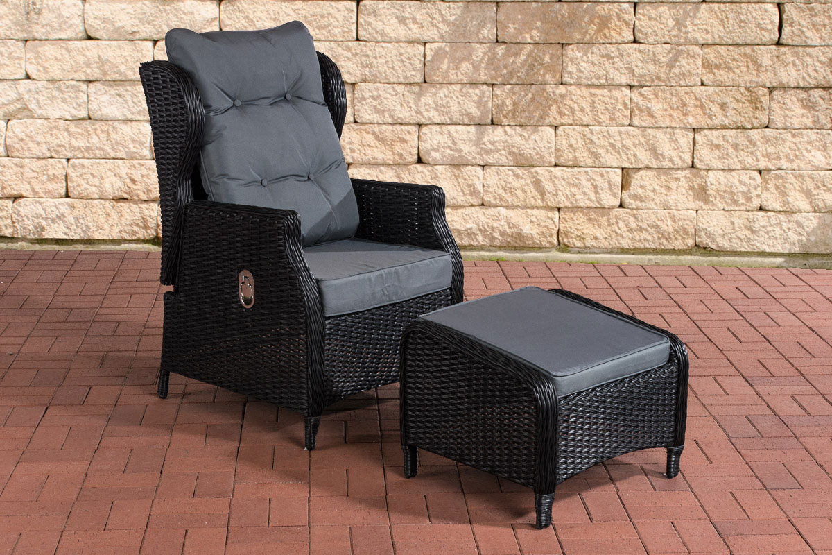 Fauteuil Breno met kruk