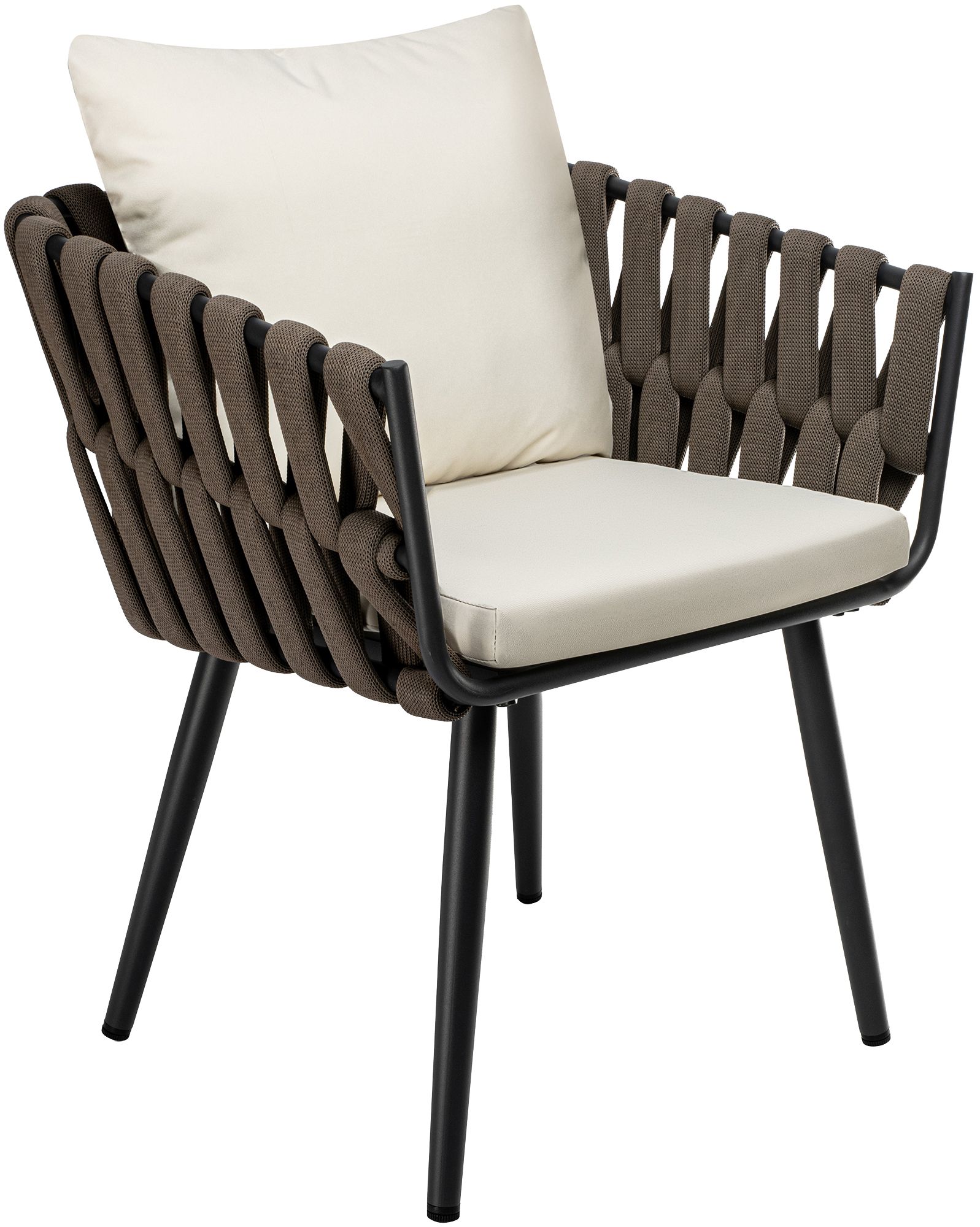 Gartenstuhl-Lombardia-Taupe-mit-Sitzkissen-384464
