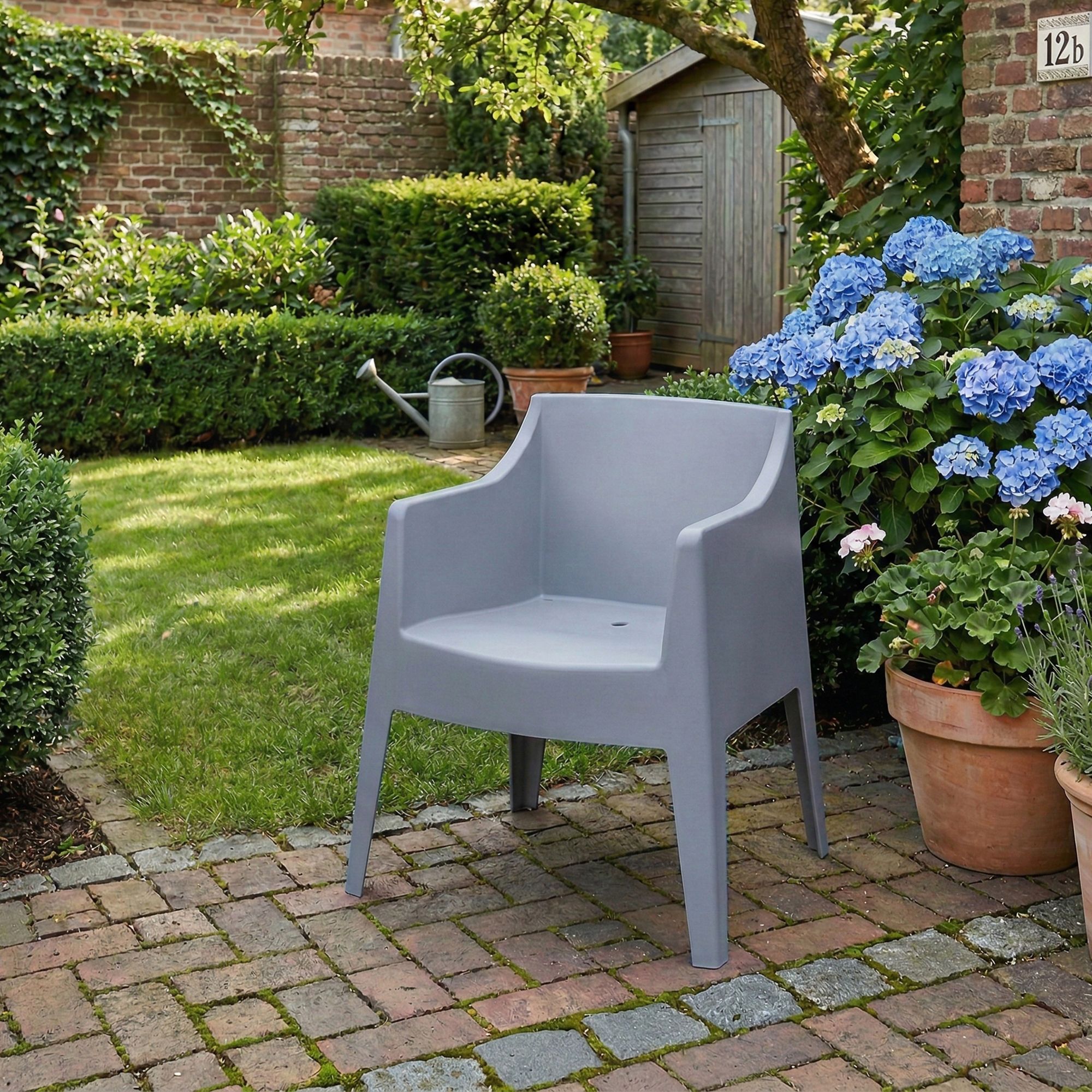 Set van 6 tuinstoelen Bartal