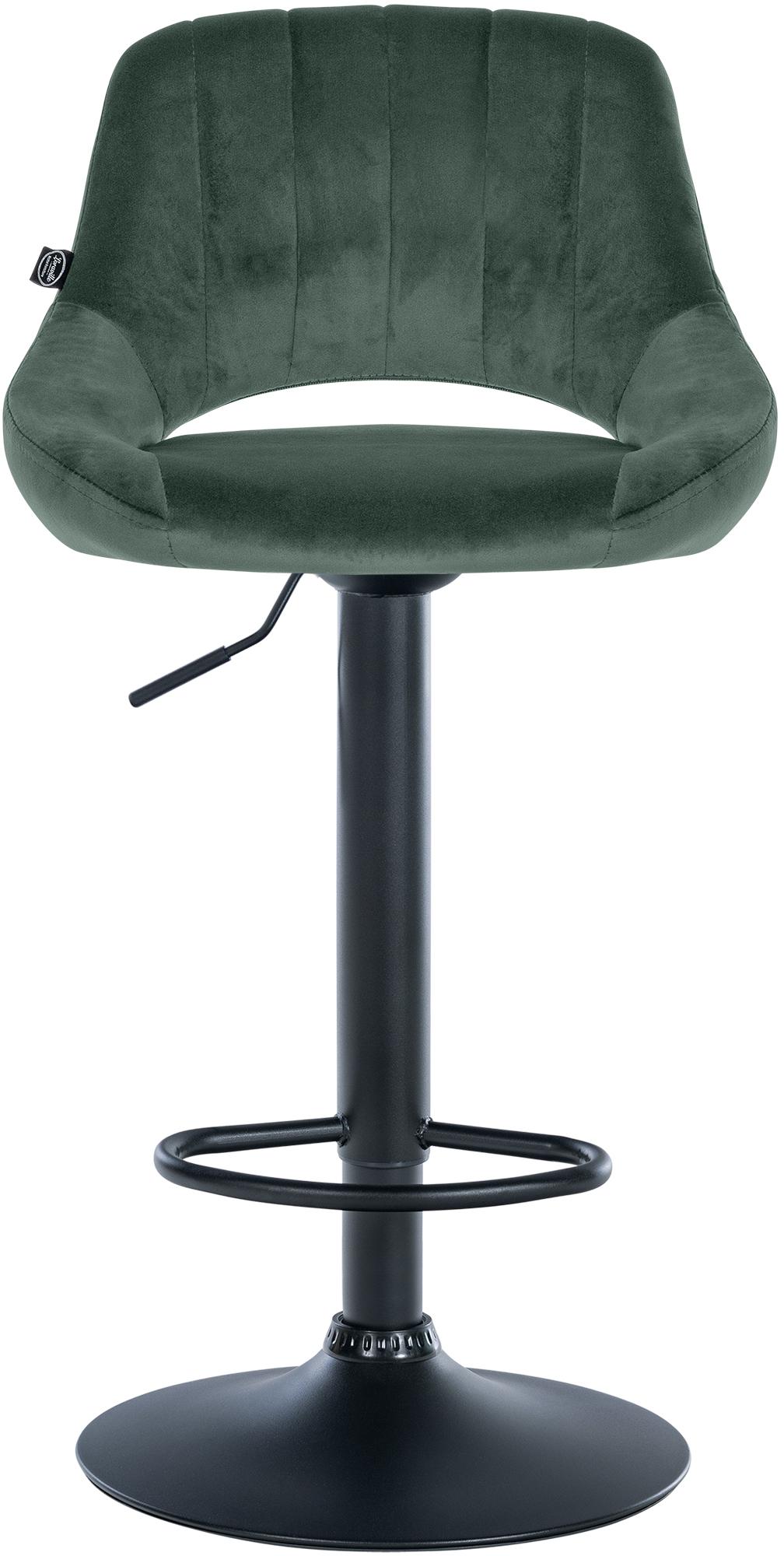 Set van 2 Barkrukken Milet Fluweel