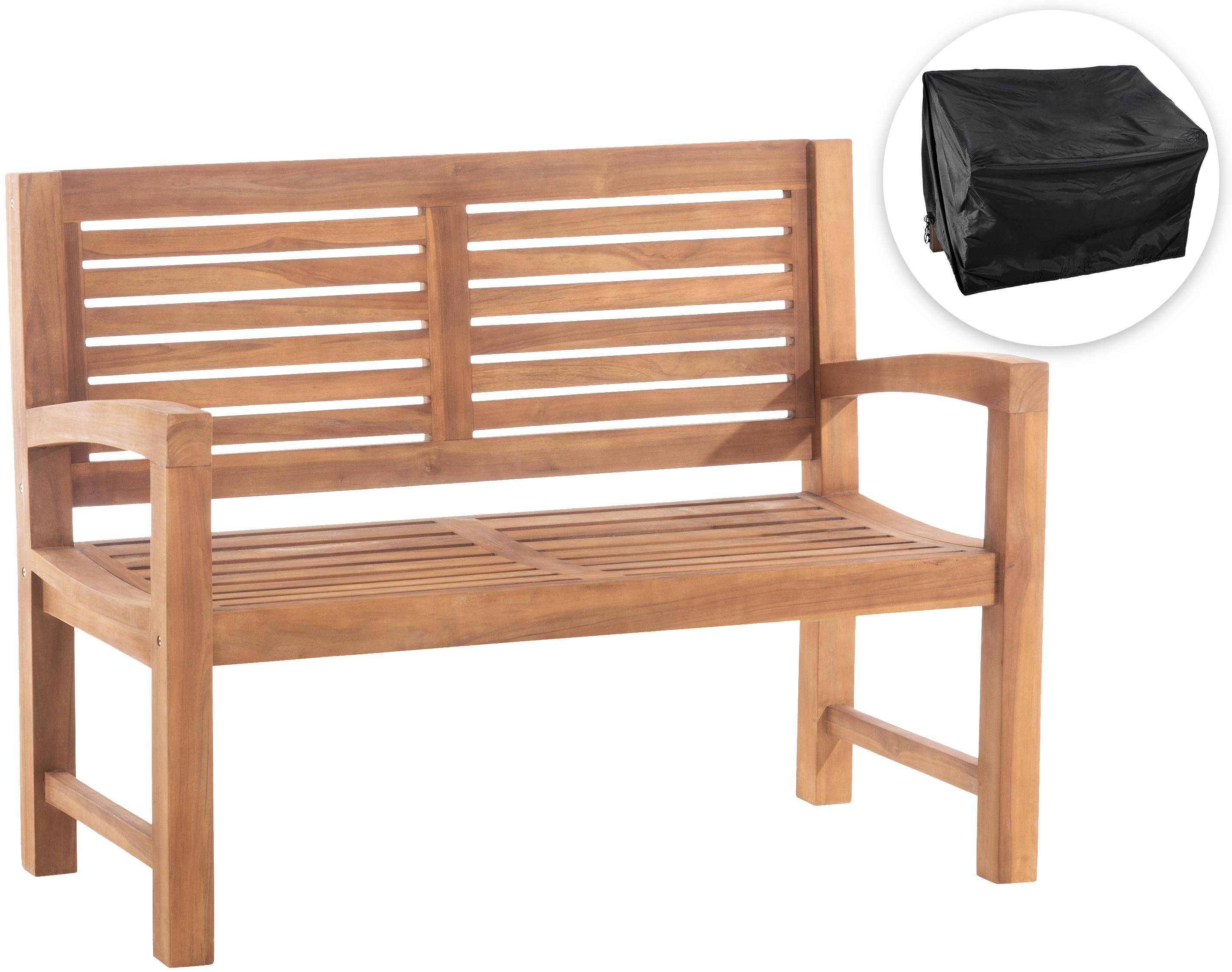 Tuinbank 120 cm met hoes
