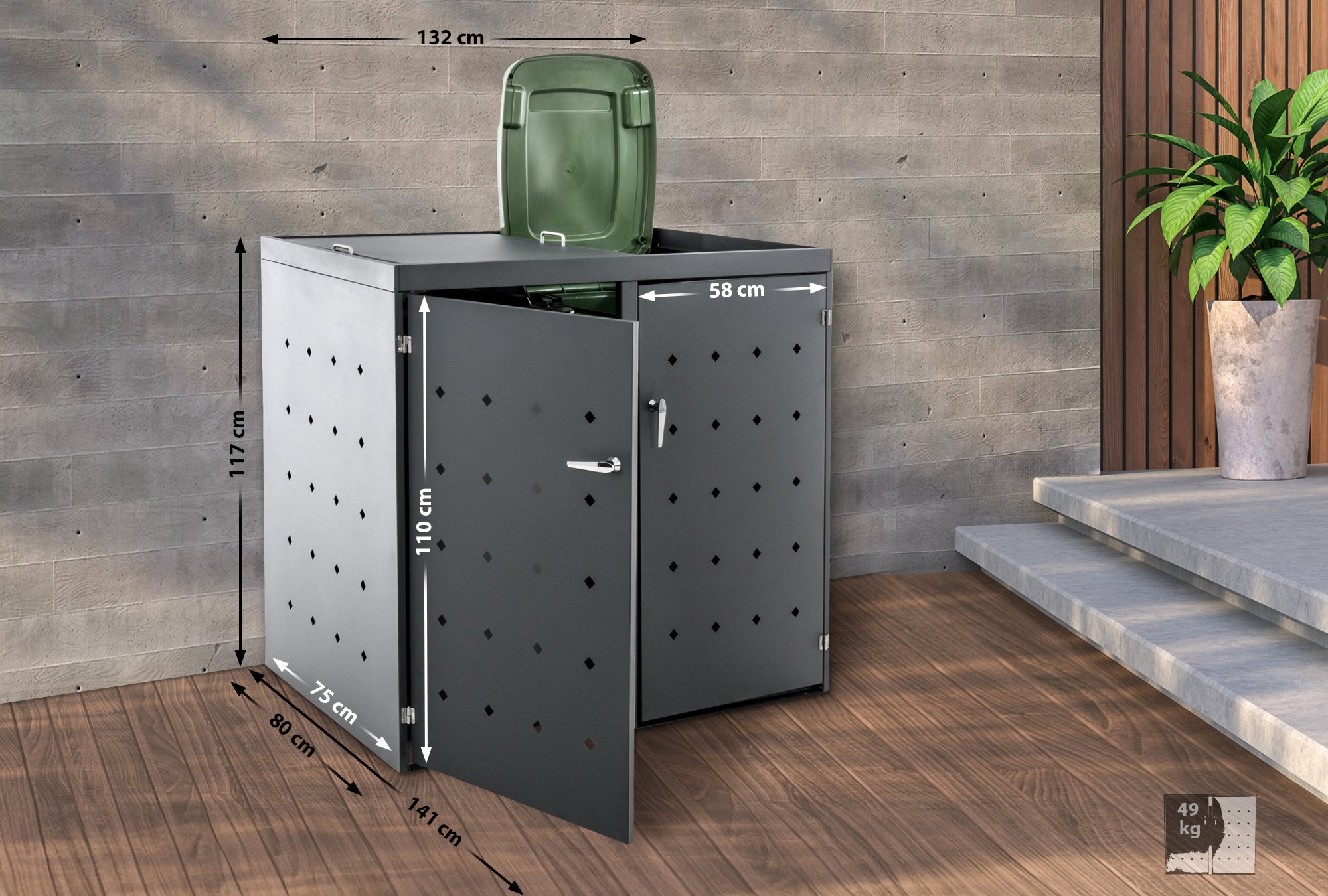 Afvalcontainerberging  Nelli