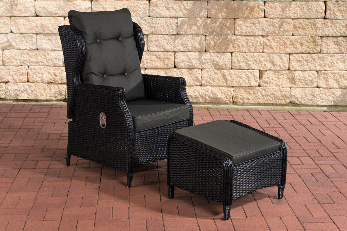 Fauteuil Breno met kruk