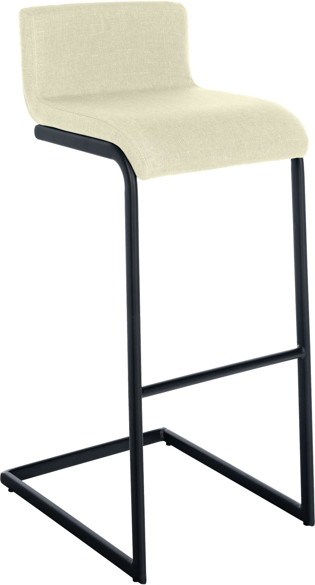 Set van 2 barkrukken Newport zwart metalen frame
