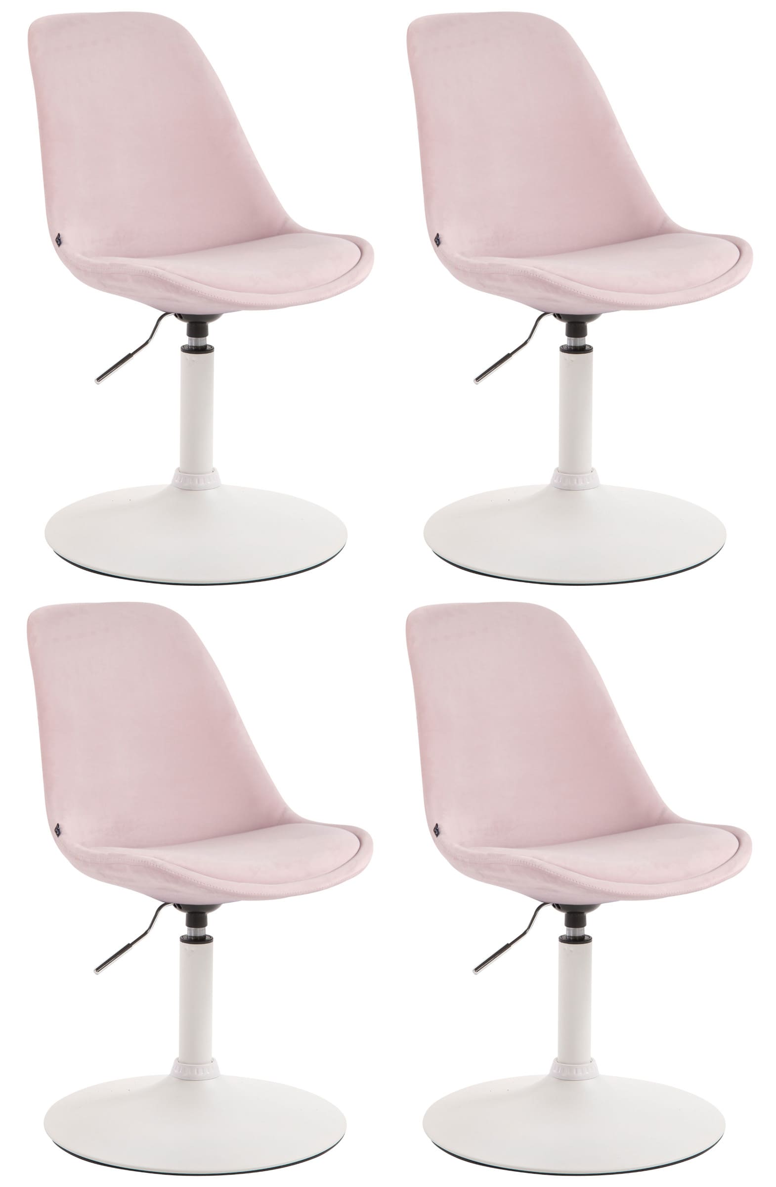 Set van 4 Eetkamerstoelen Maverick Fluweel