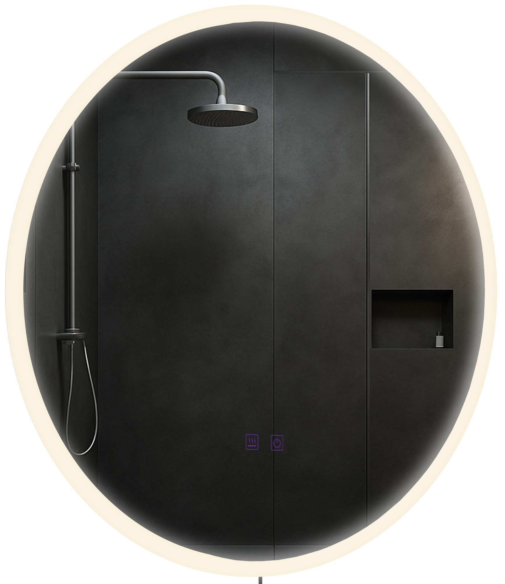 Badkamerspiegel Laconia met Bluetooth