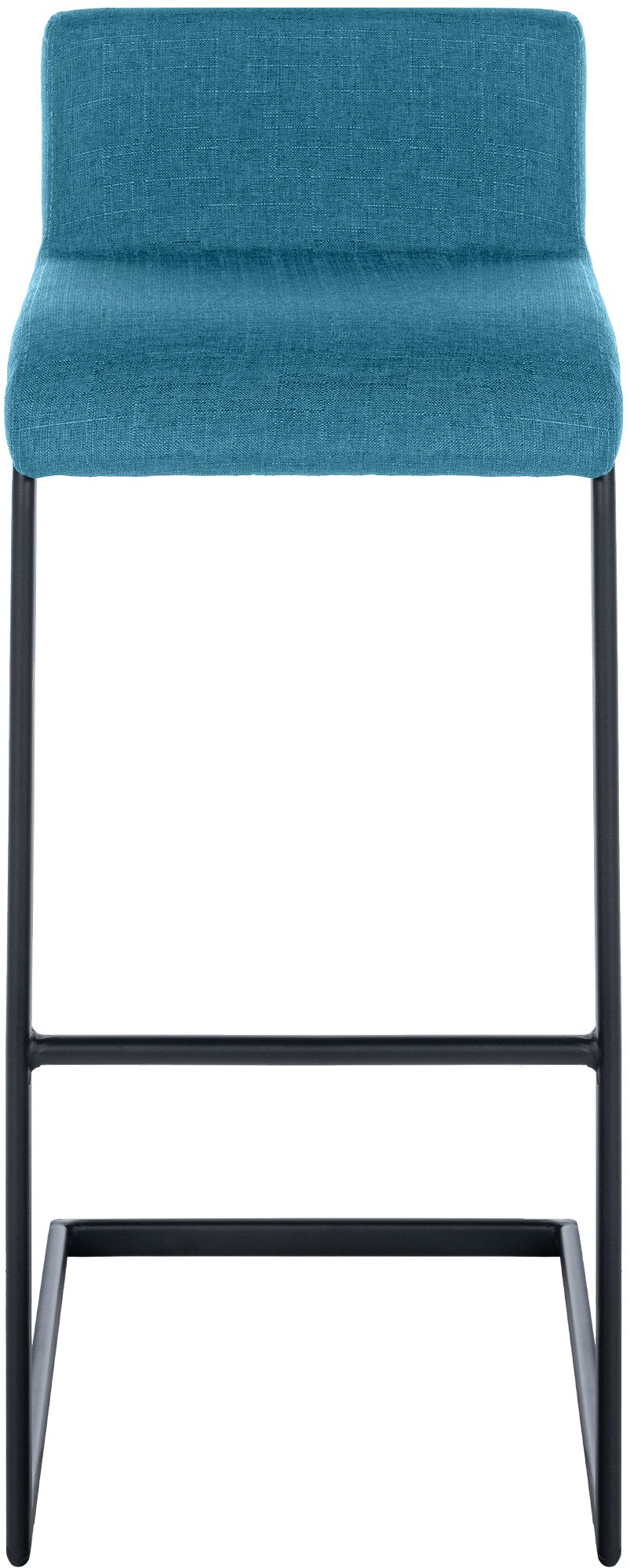 Set van 2 barkrukken Newport zwart metalen frame