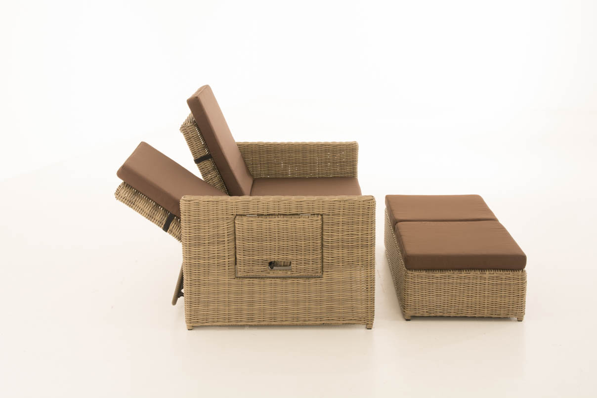 Wicker Loungebank ANCONA 5mm