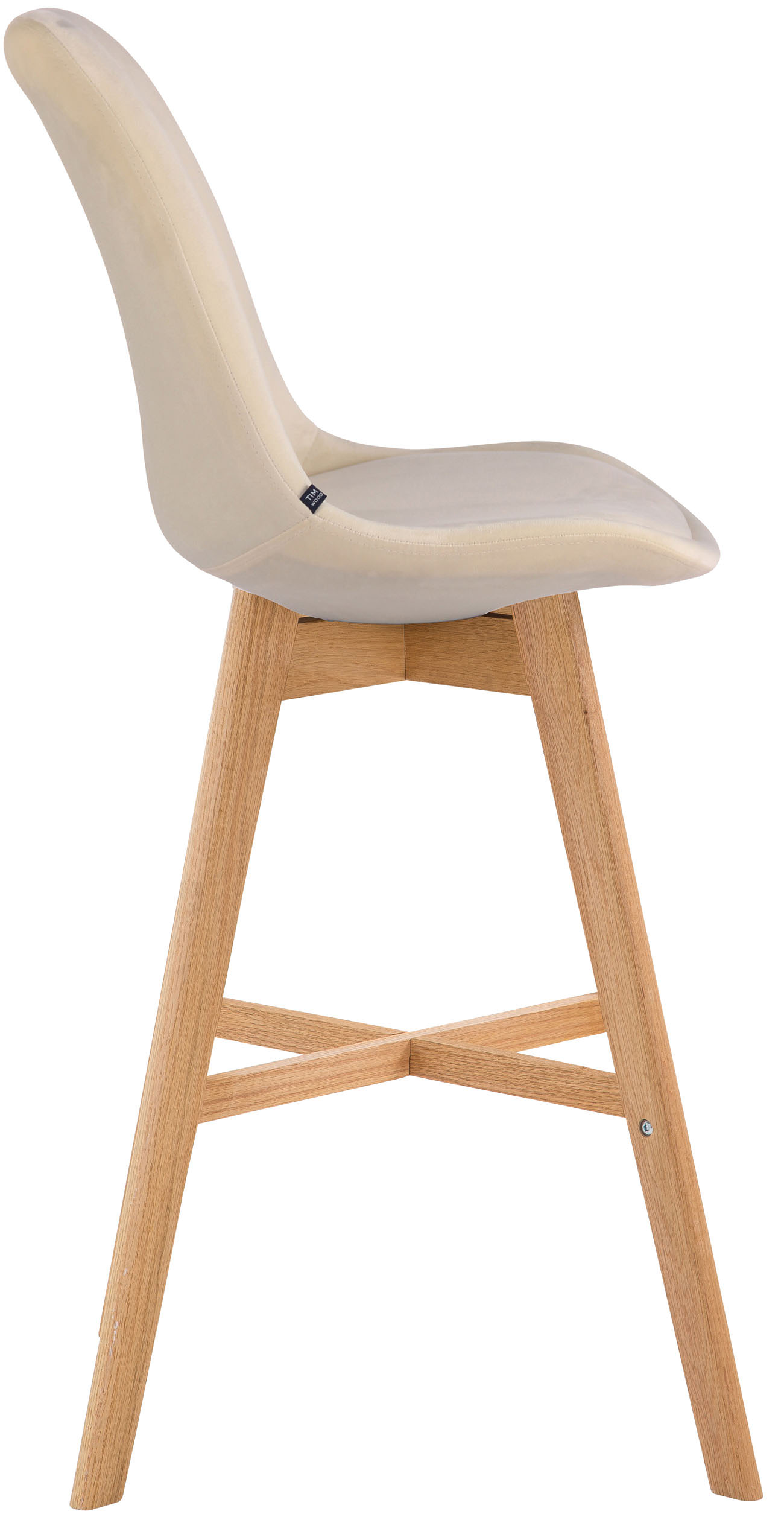 Set van 2 barkrukken Cannes fluweel