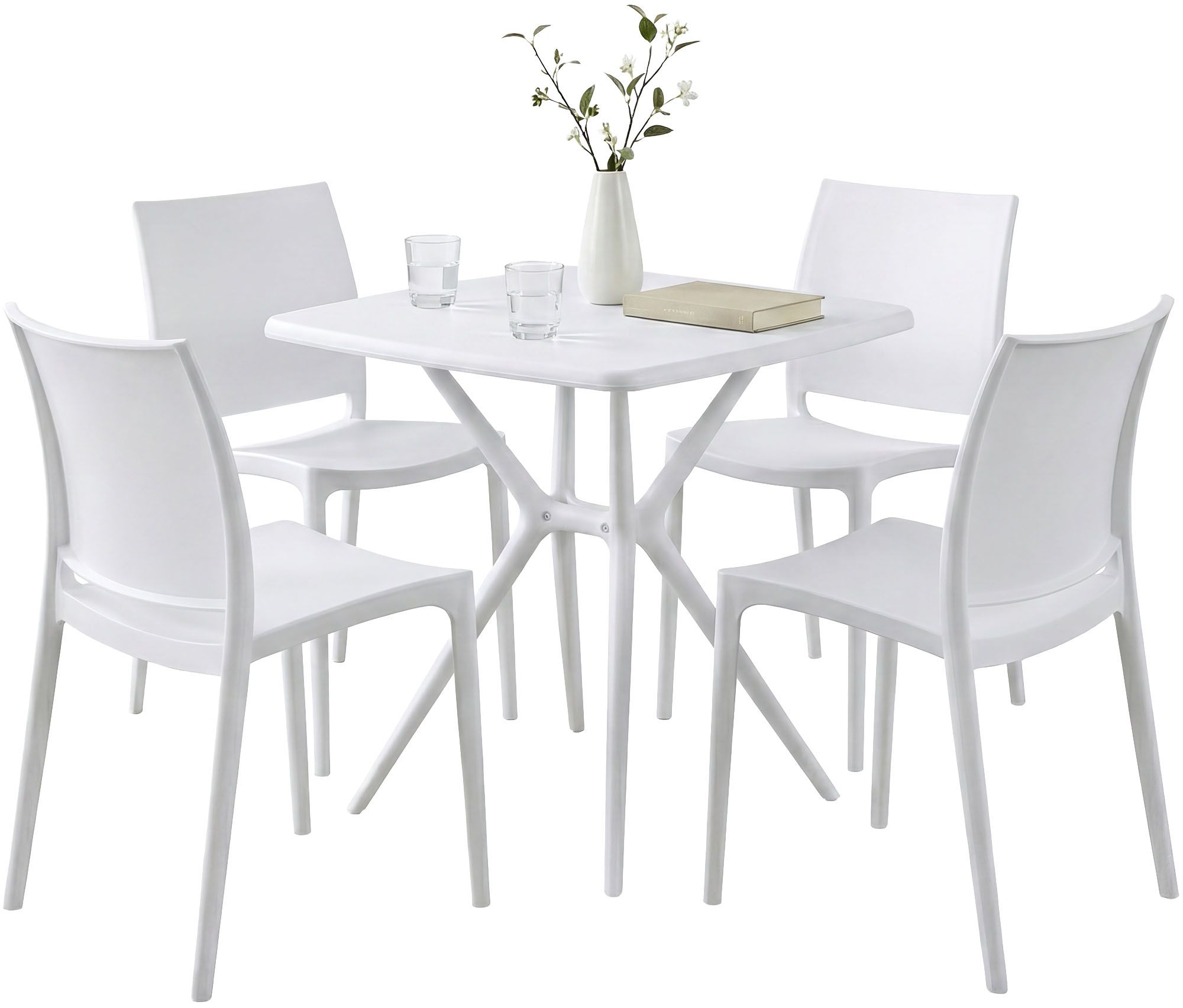 Tuinset Amino met 4 stoelen