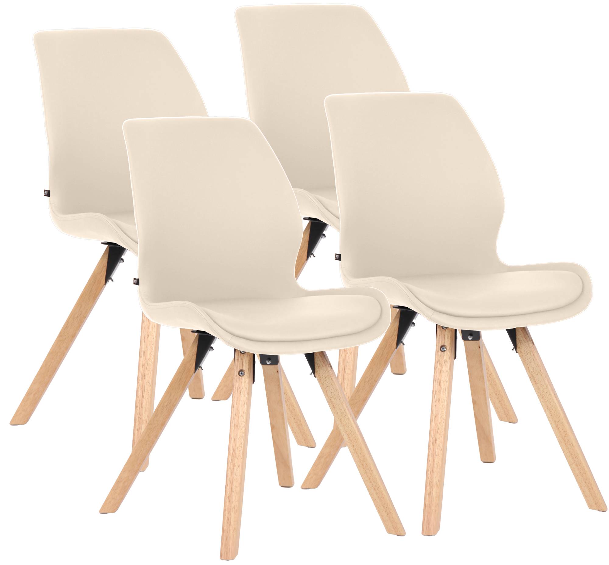 Set van 4 stoelen Luna