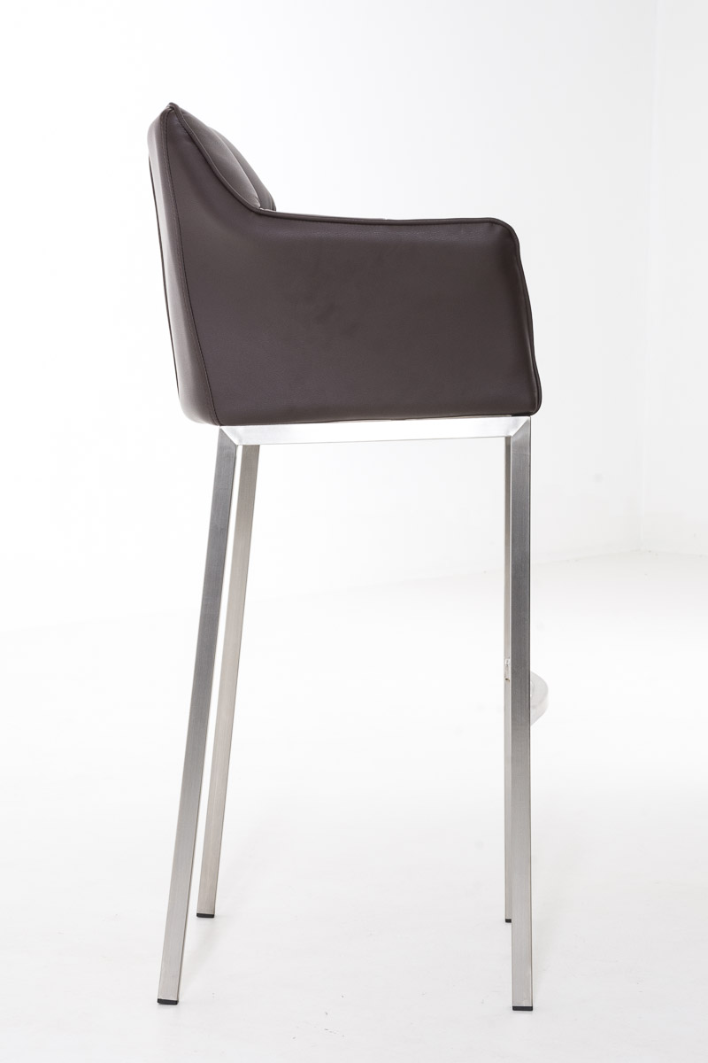 Barkruk Damaso Kunstleer met Vierpootsframe