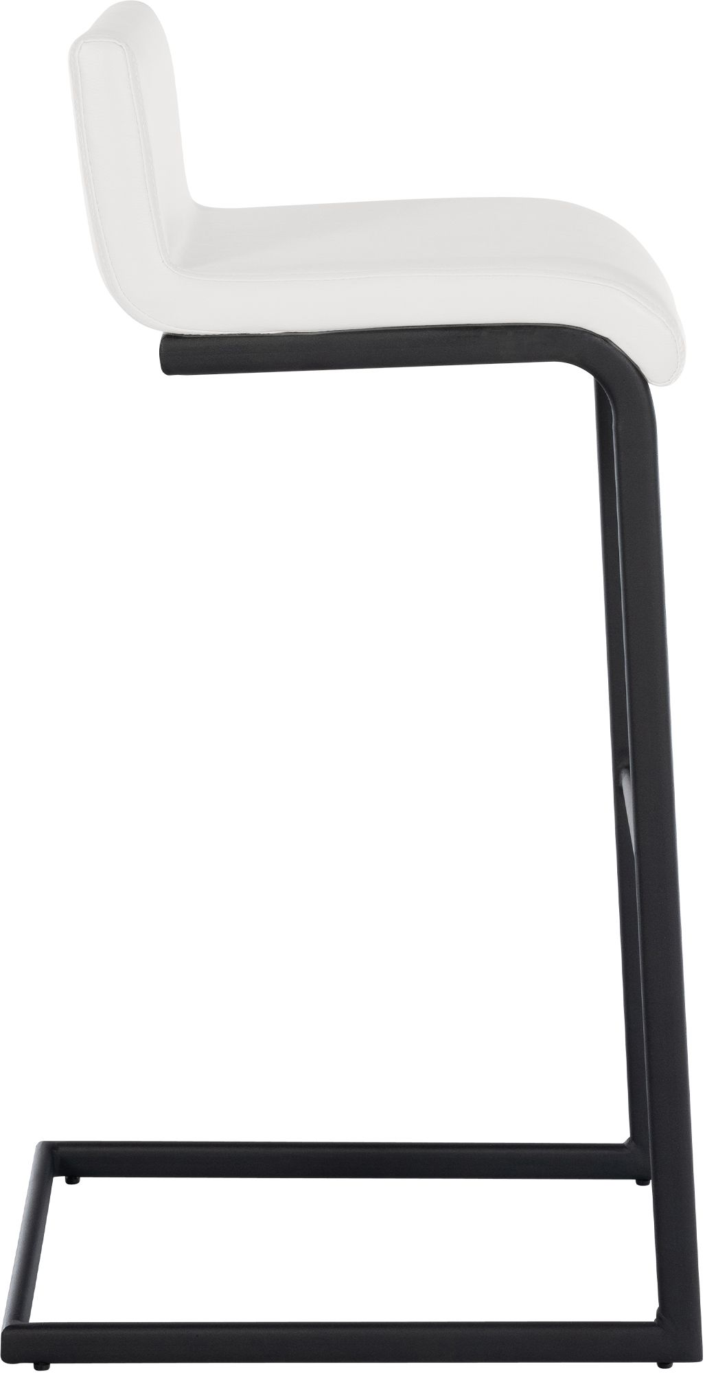 Set van 2 barkrukken Newport zwart metalen frame