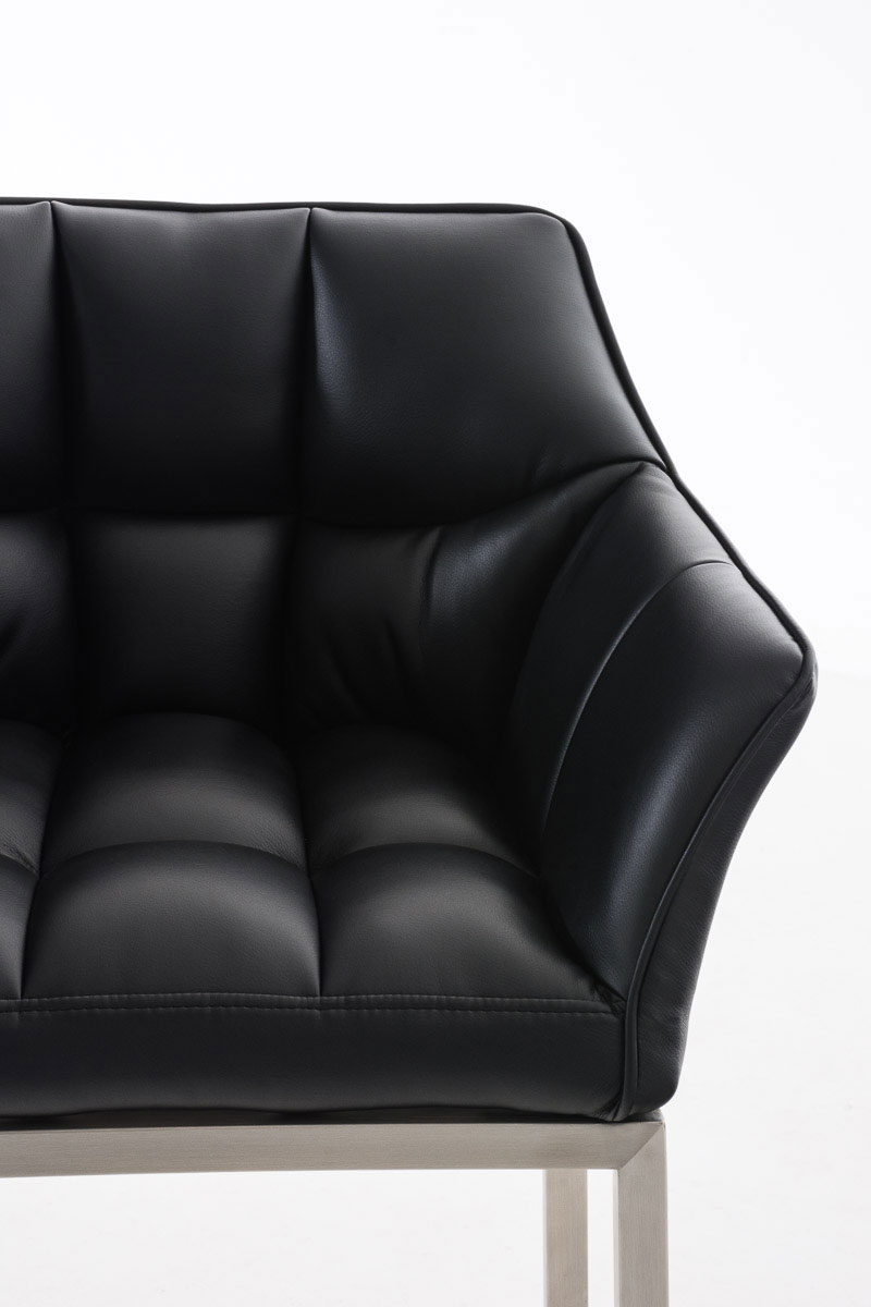 Barkruk Damaso Kunstleer met Vierpootsframe