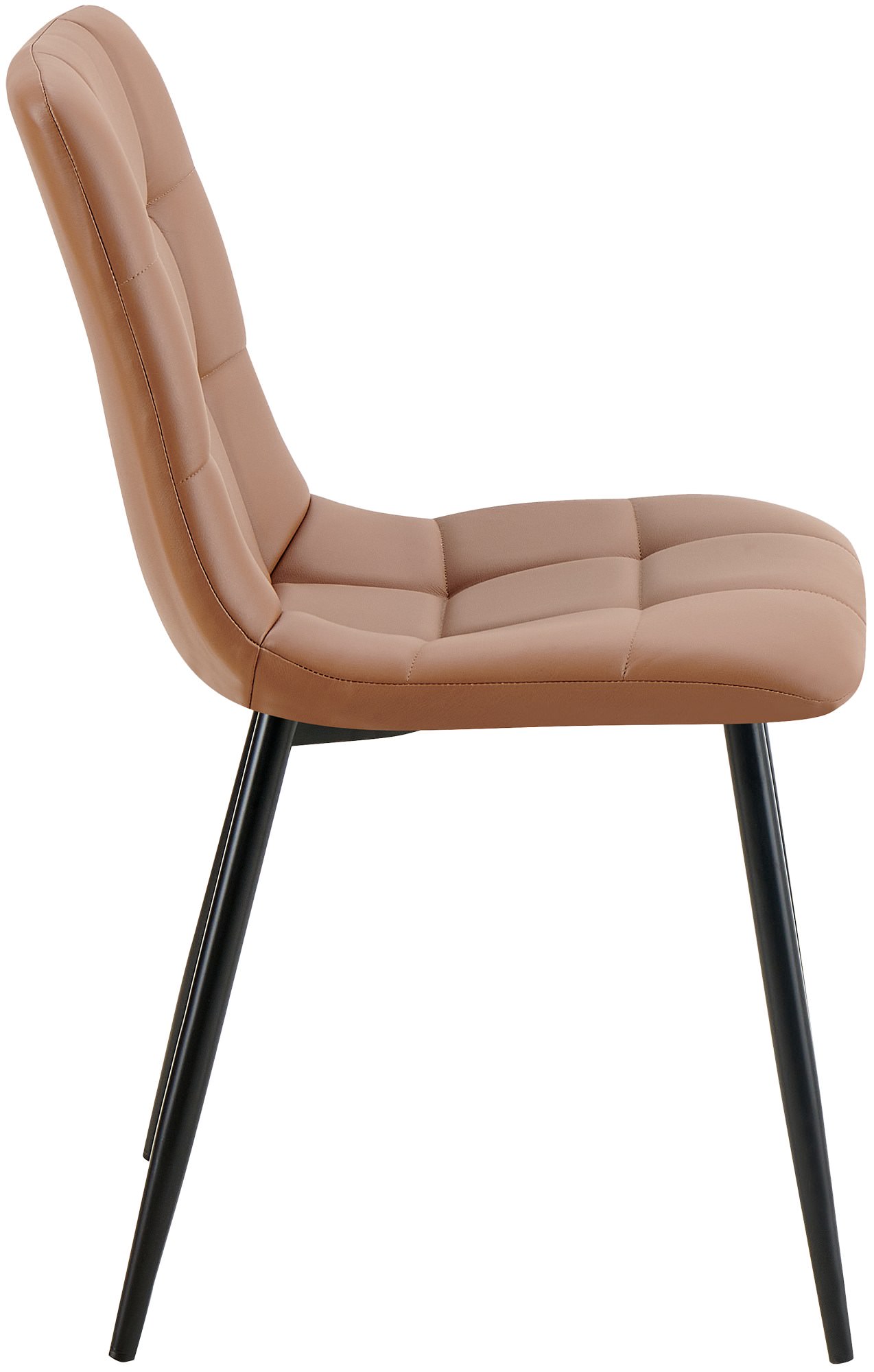 Set van 4 eetkamerstoelen Antibes kunstleer