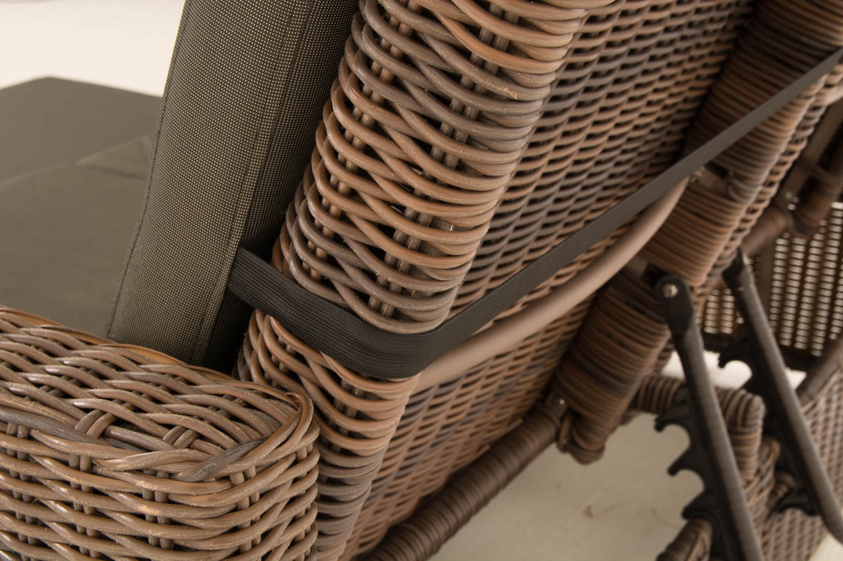 Wicker Loungebank ANCONA 5mm