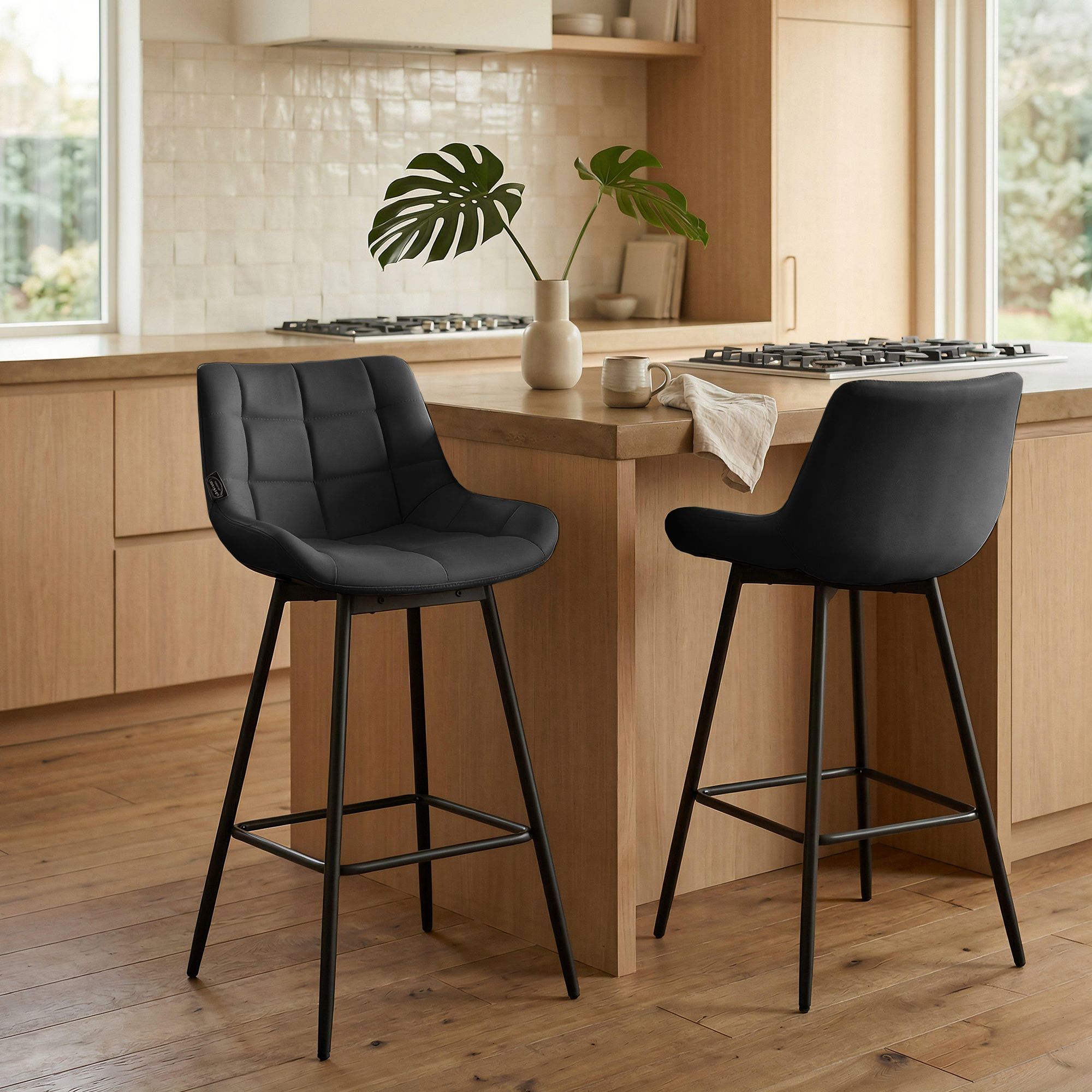 Set van 4 barkrukken Weston, draaibaar