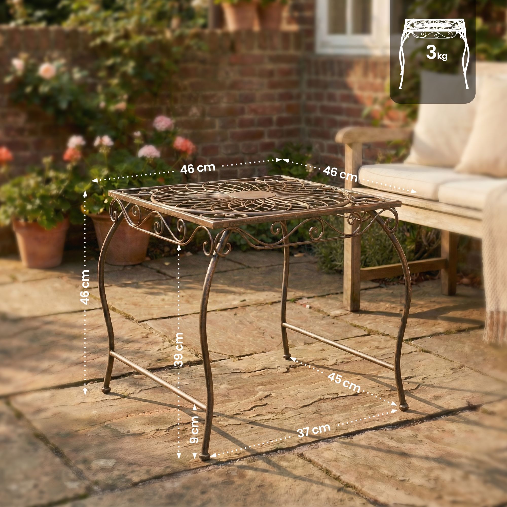 Tuintafel Zarina