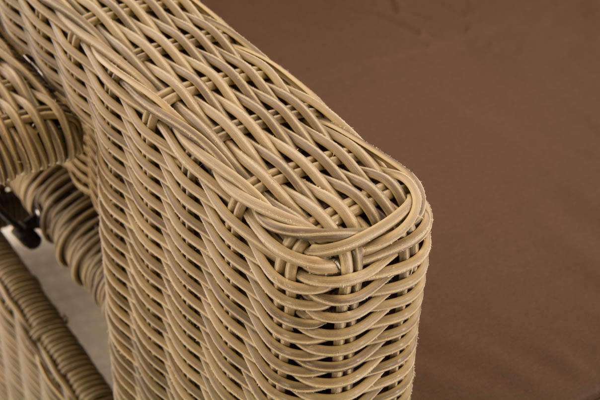Wicker Loungebank ANCONA 5mm