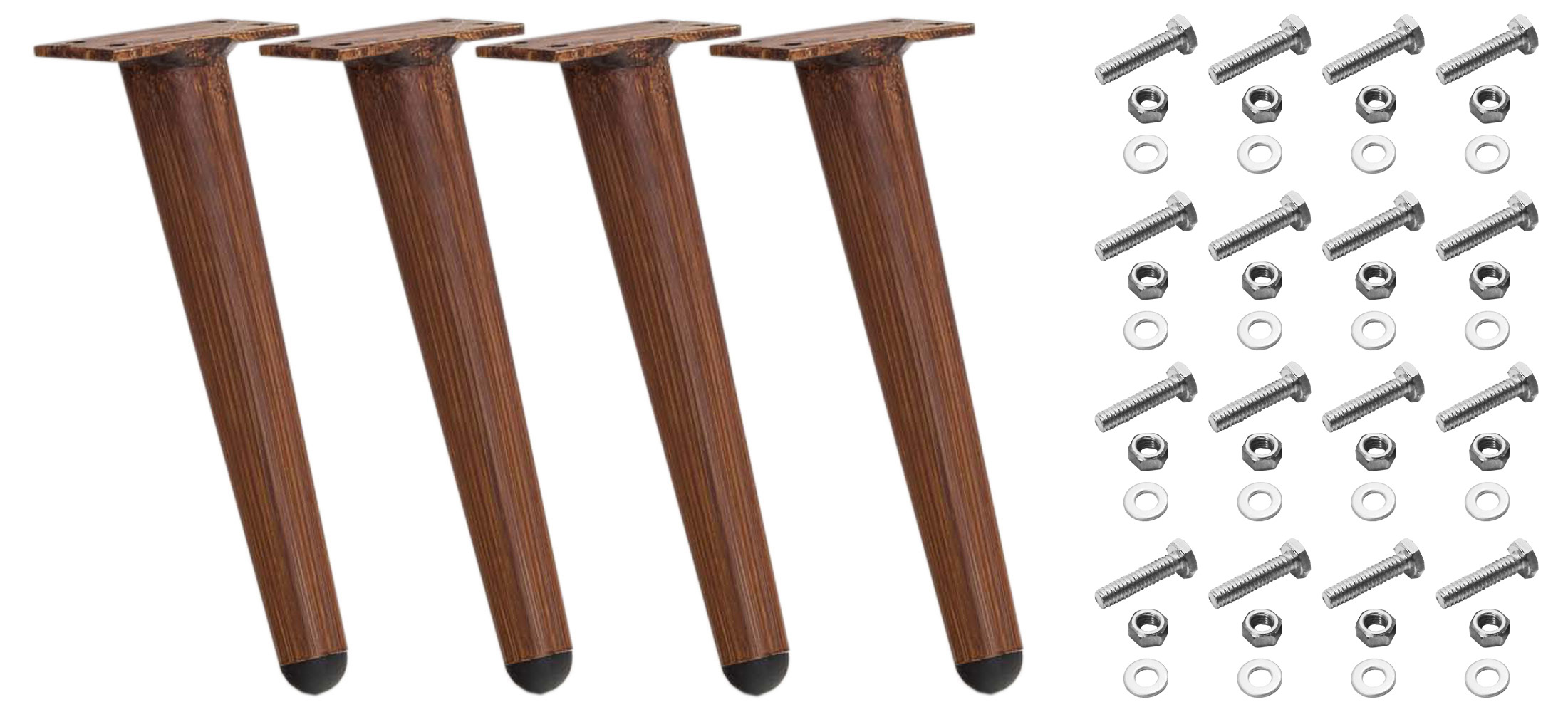 Set van 4 meubelpoten