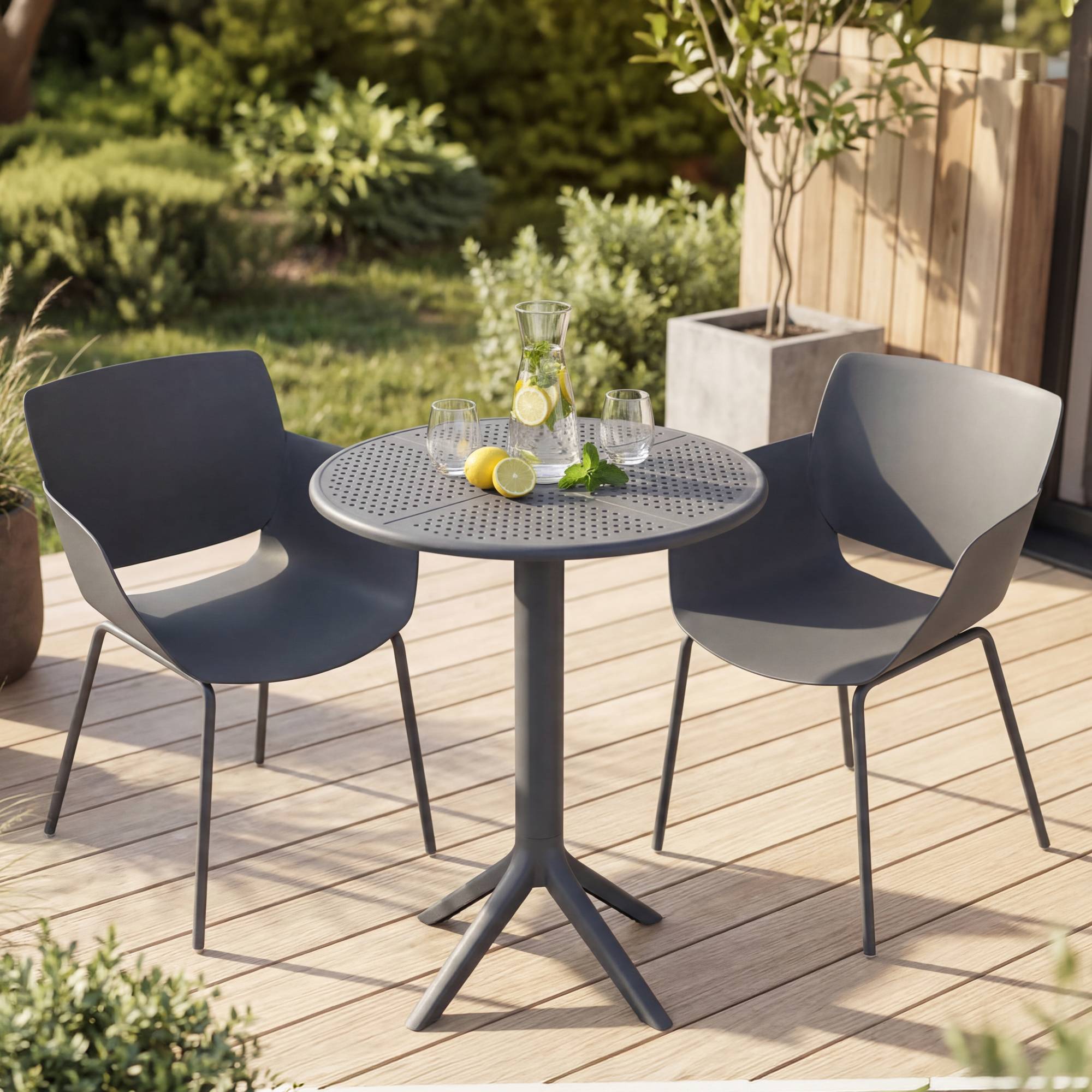 Tuinmeubelset Siora met 2 stoelen