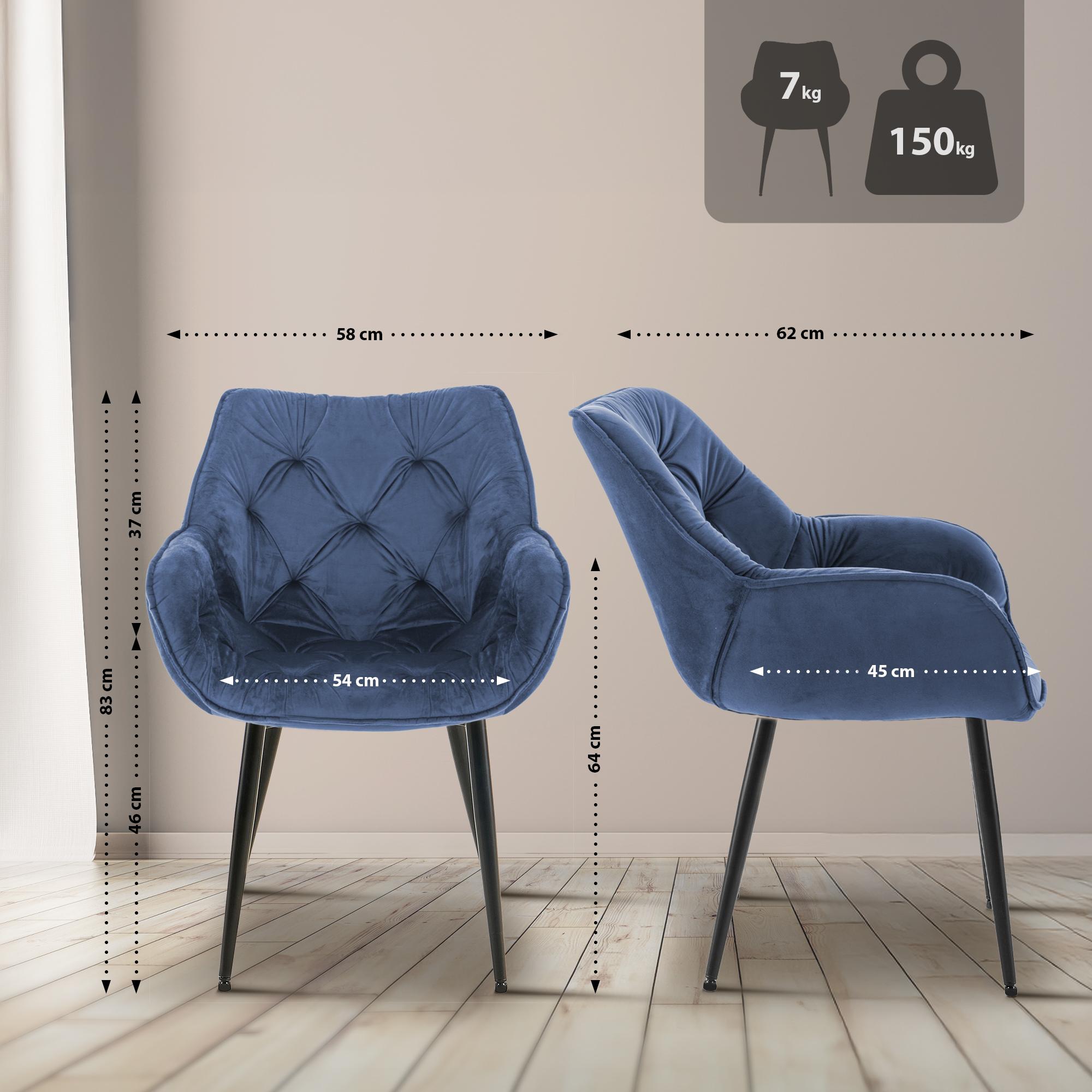 Set van 4 eetkamerstoelen Tanna