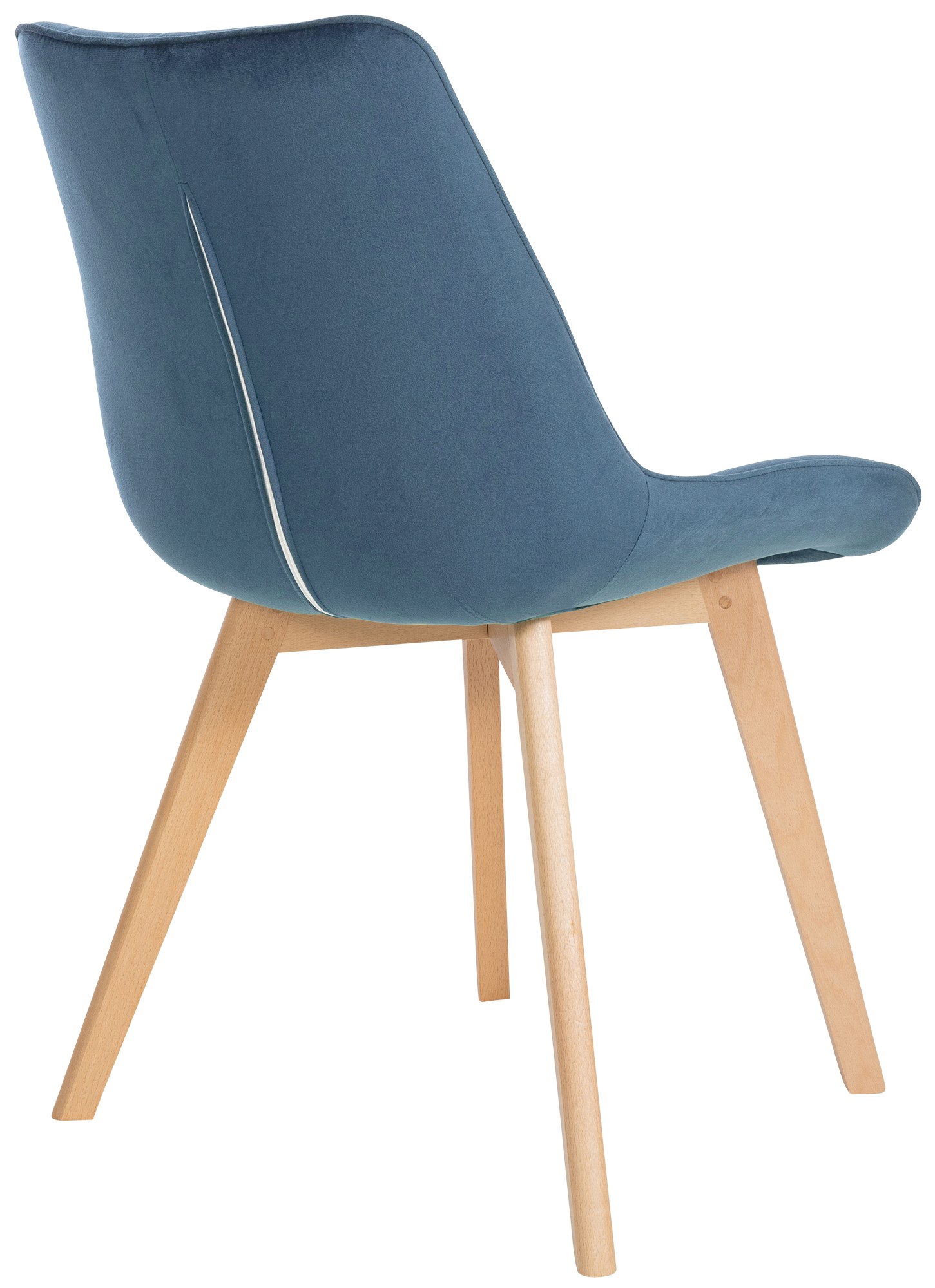 Set van 2 eetkamerstoelen Brook fluweel